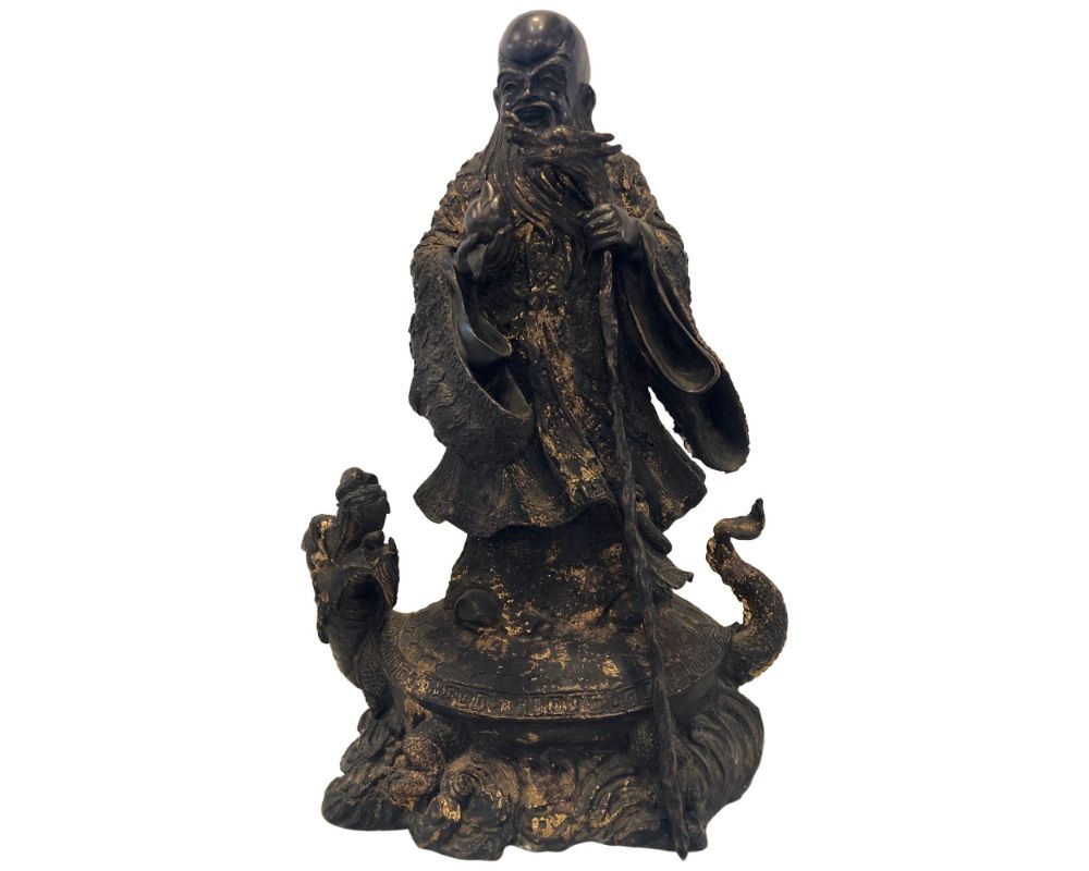 18th-19th Century Figure One of the Three Gods of Good Fortune