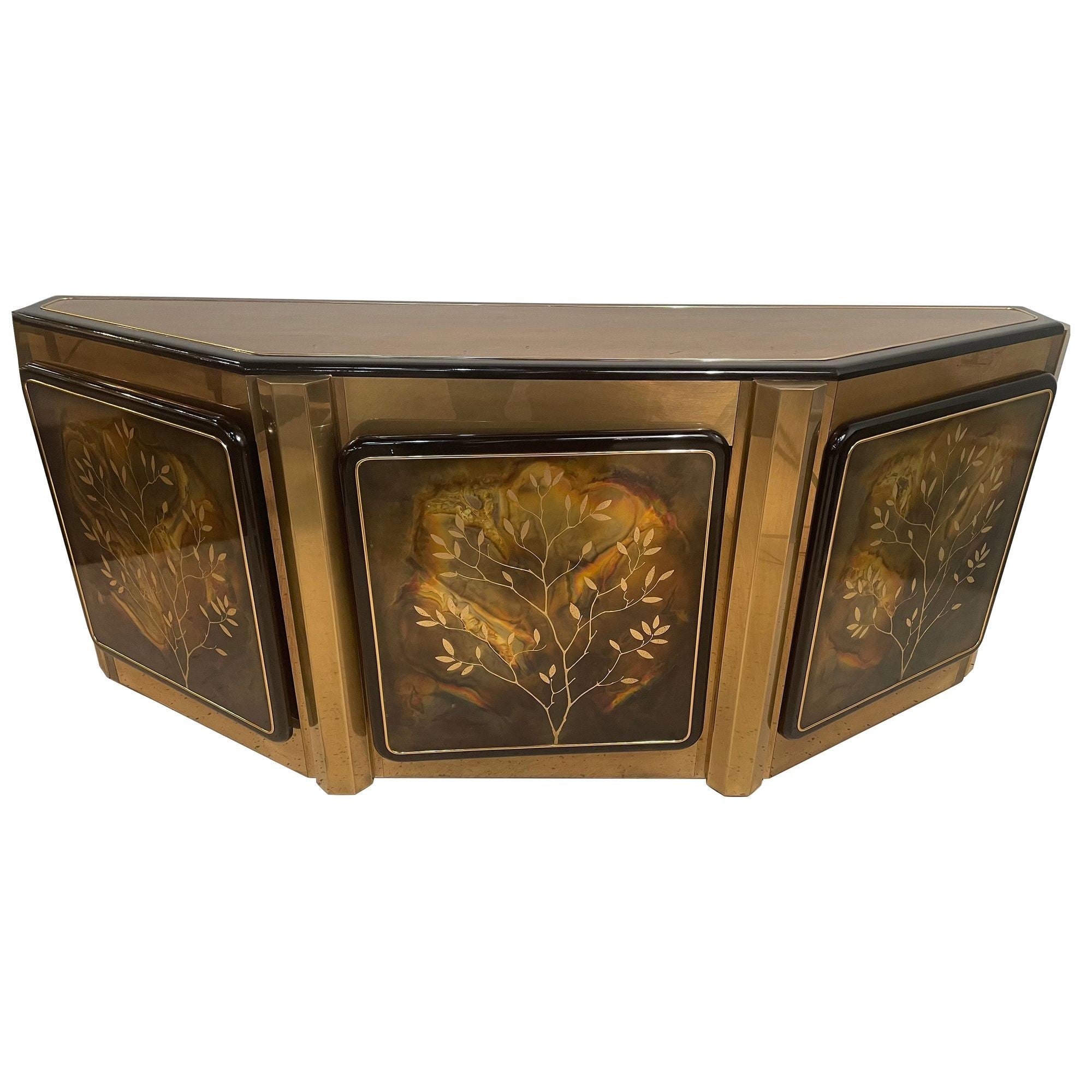 Mid-Century Modern Mastercraft Tree of Life Console or Sideboard