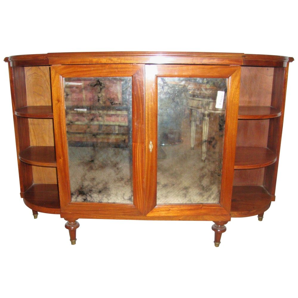 Maison Jansen Style Serving Console Credenza Custom Quality Curved Sided Server