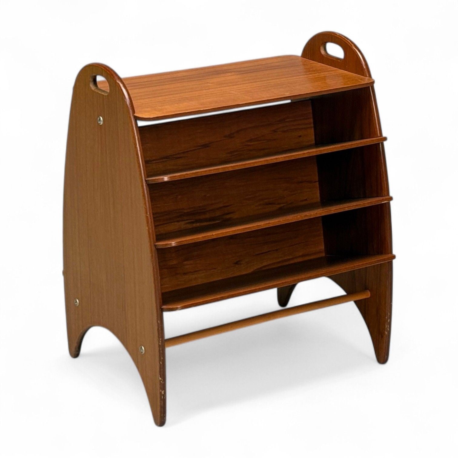 Danish Mid-Century Modern, Teak, Magazine Rack, Denmark, 1950s