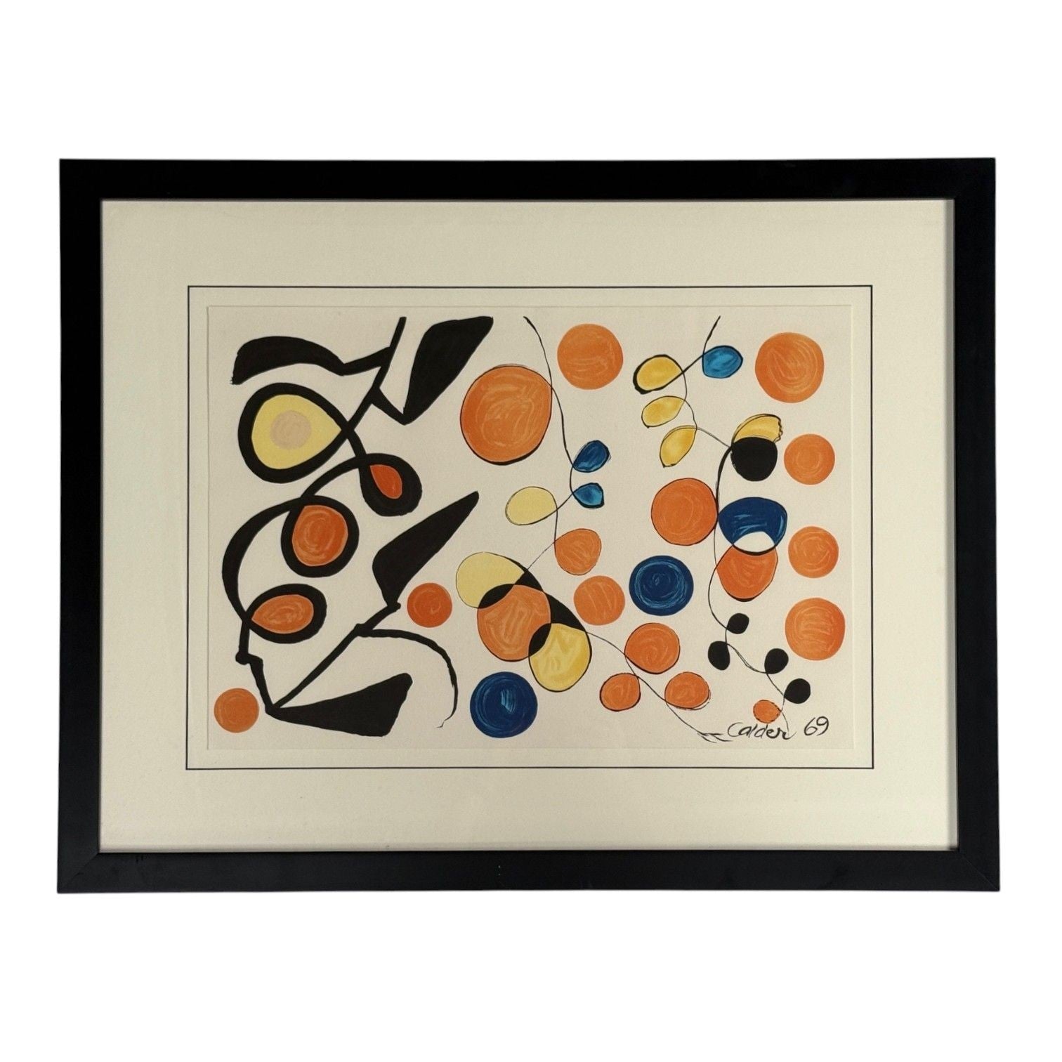 Alexander Calder, "Spring Carnival" Authentic Lithograph, 1969