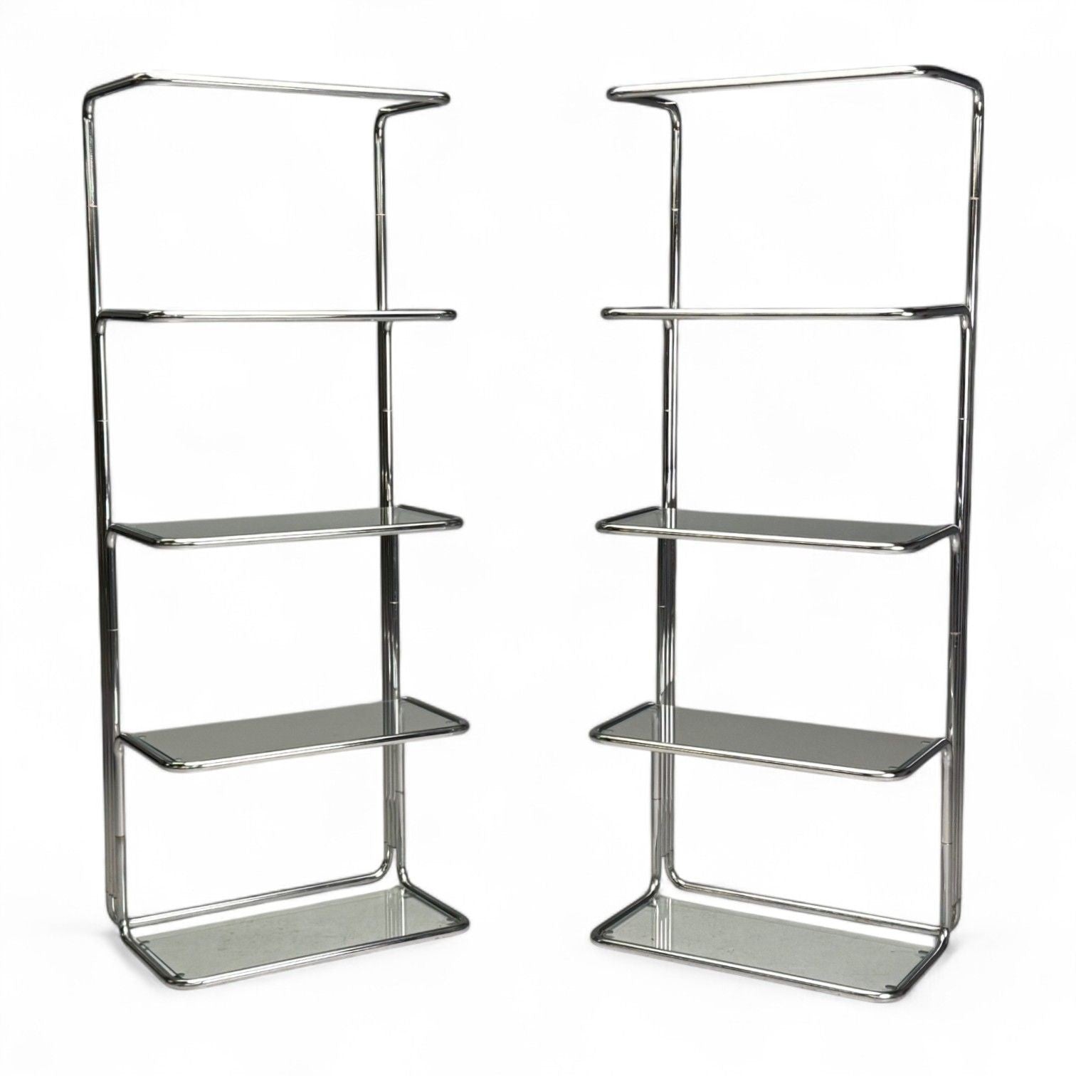 American Mid-Century Modern, Chrome, Glass, Etageres, United States, 1 display picture 1