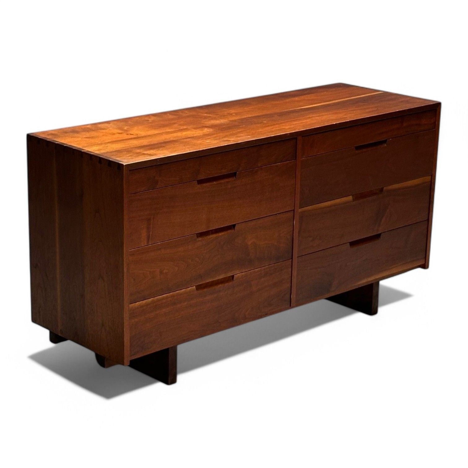 George Nakashima, Mid-Century Modern, Sap Walnut, Rare Dresser, USA, 1958