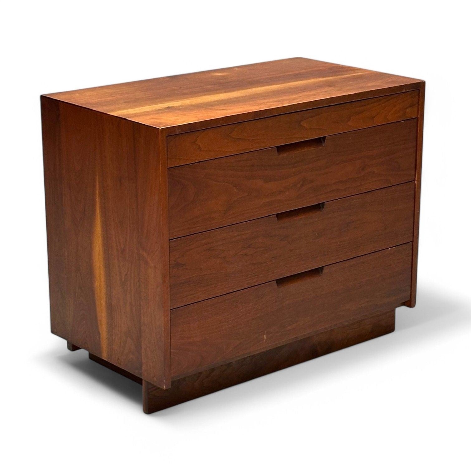 George Nakashima, Mid-Century Modern, Sap Walnut, Rare Nightstand, USA, 1957