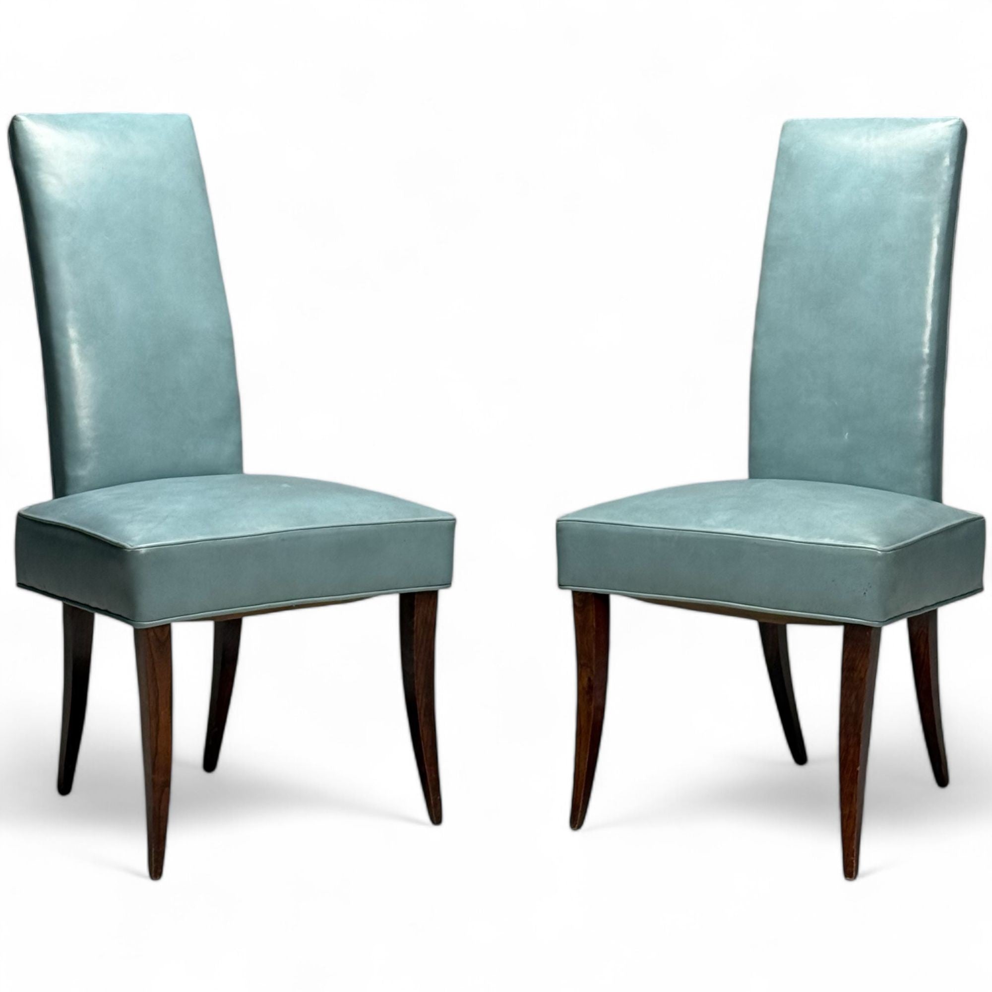 Dunbar, Mid-Century Modern, Occasional Chairs, Leather, Rosewood, 1950s