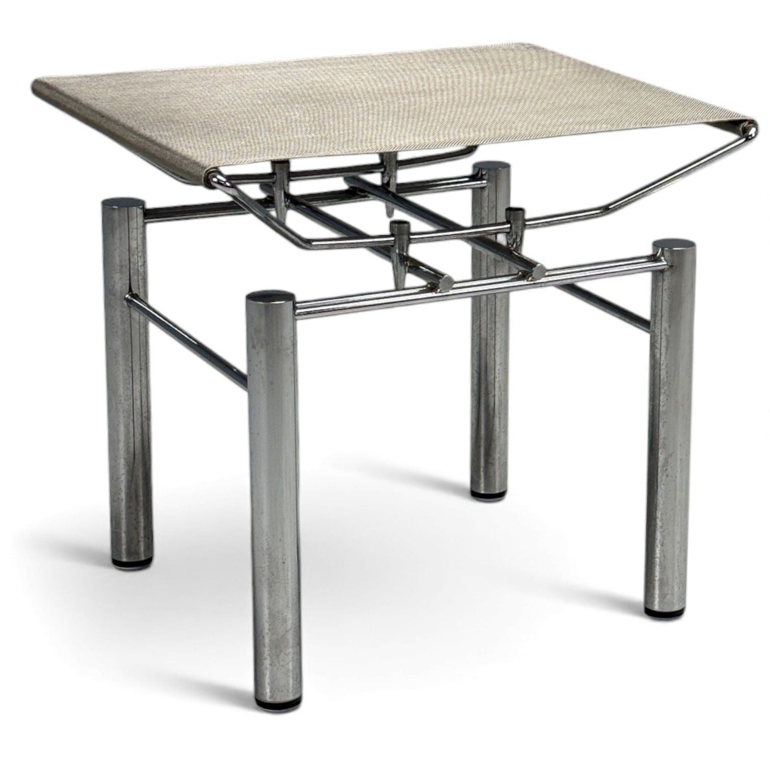 Hans Ullrich Bitsch, Chrome Plated Steel, Aluminum, Stool, Germany, 1980s