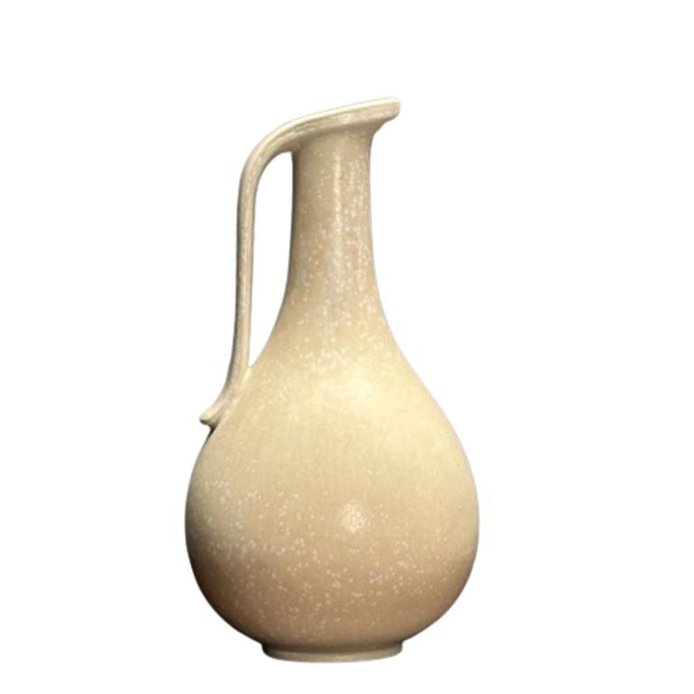 Gunnar Nylund, Swedish Mid-Century Modern, Ceramic Vase, Eggshell Glaze, 1940s