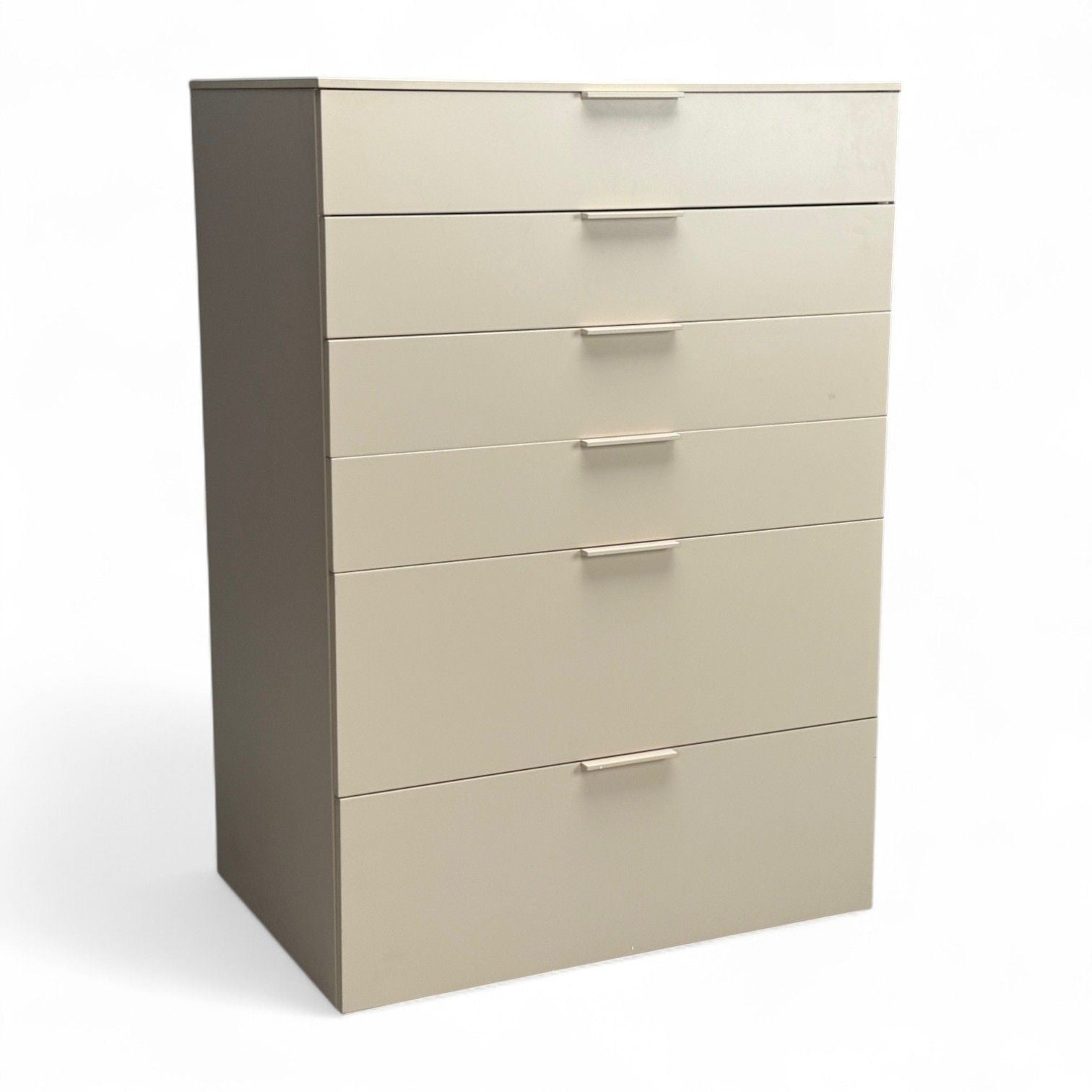 Guilio Cappelini, Cream Matte Lacquer, Highboy, Italy, 2010s
