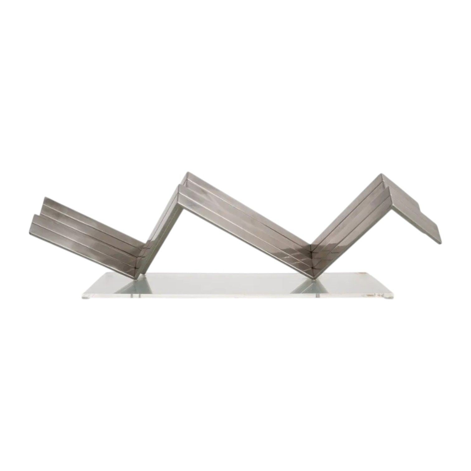 Salvatore Messina, Italian Mid-Century Modern, Steel, Abstract Sculpture, 1970s