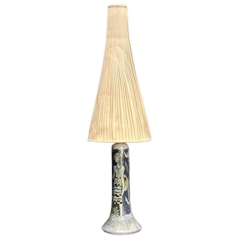 Marian Zawadzki, Tilgmans, Swedish Mid-Century Modern, Table Lamp, Ceramic, 1956