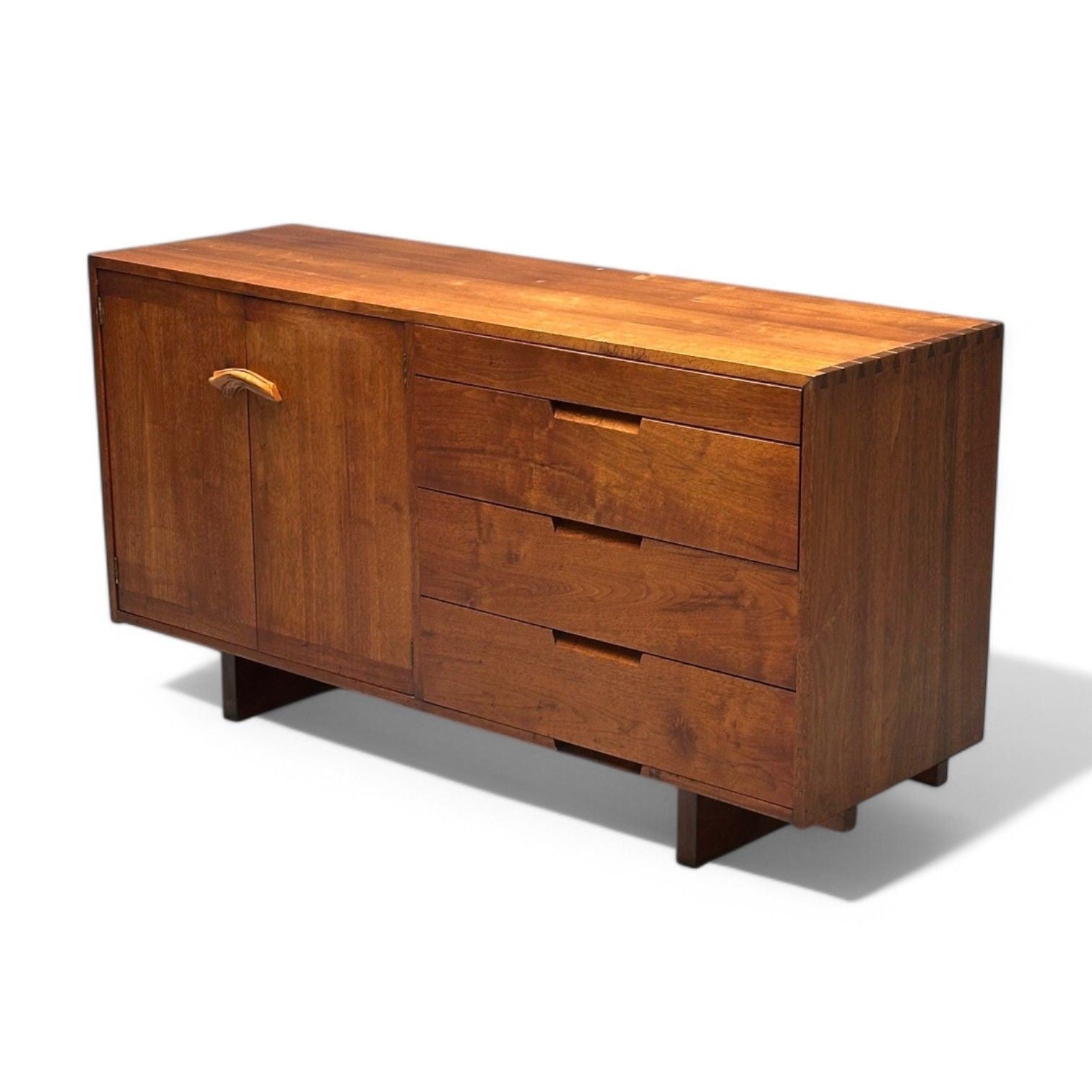 mid century modern horizontal dresser George Nakashima, Mid-Century Modern, American Walnut, Rare Dresser, U