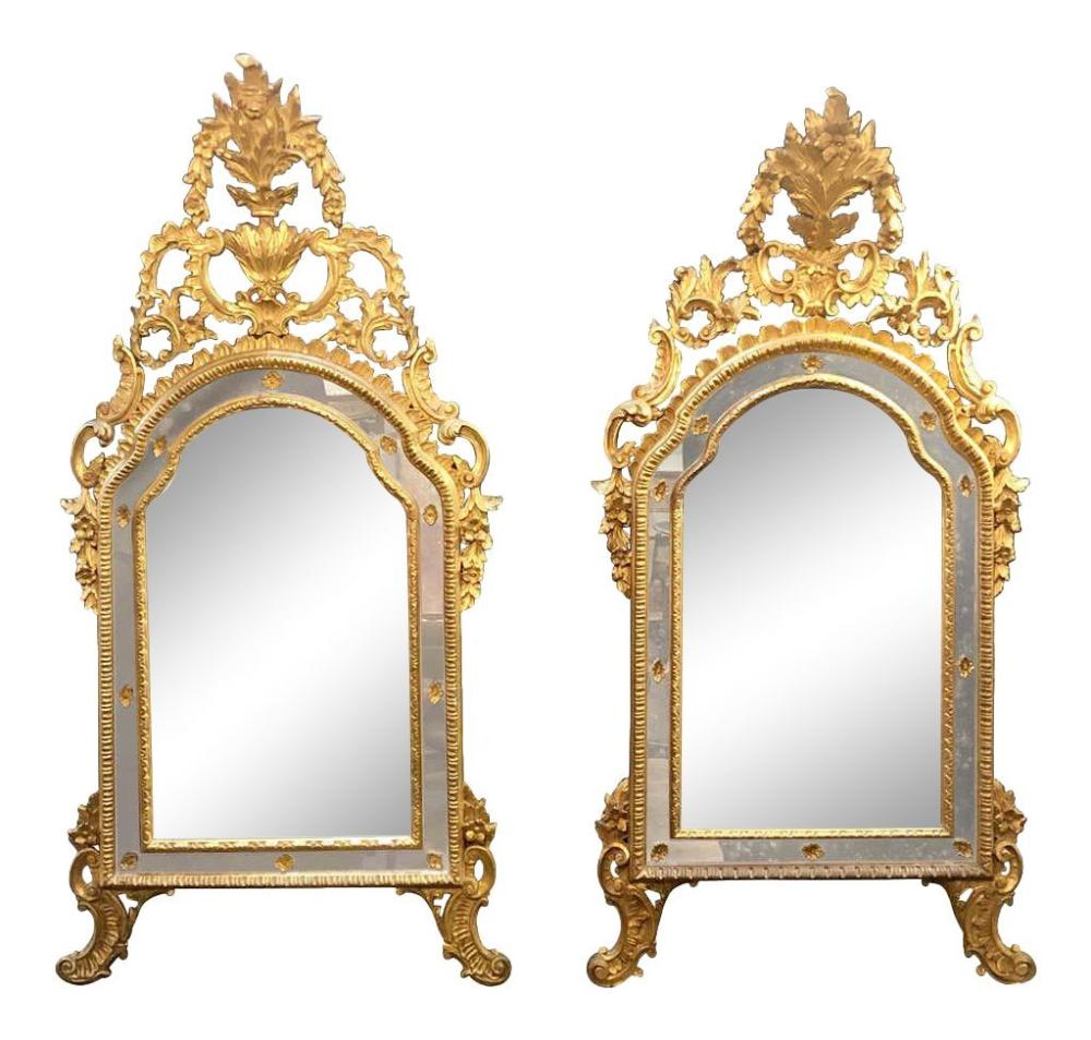 Italian Louis XVI Style, Hollywood Regency, Large Wall Mirrors, Italy 1930s