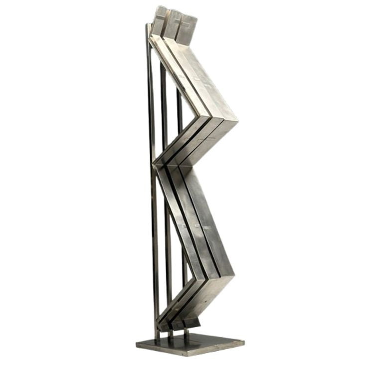 Salvatore Messina, Italian Mid-Century Modern, Abstract Sculpture, Steel, 1970s