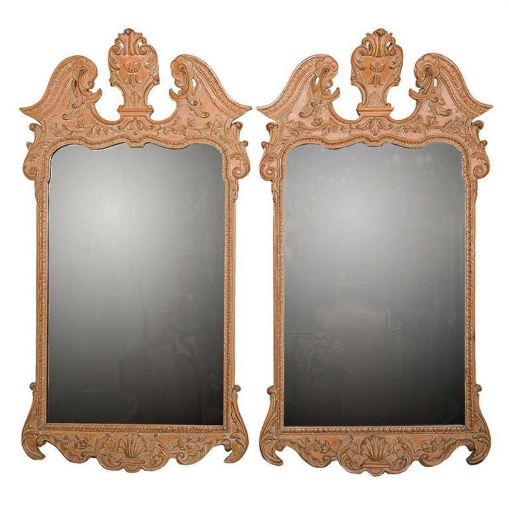 Pair of French Empire Style Mirrors