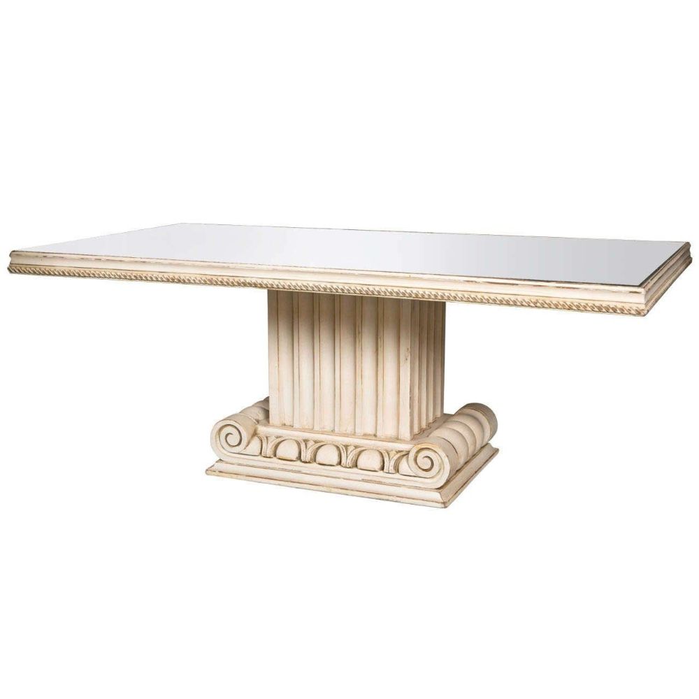 Grosfeld House Coffee Low Table Mirrored Top