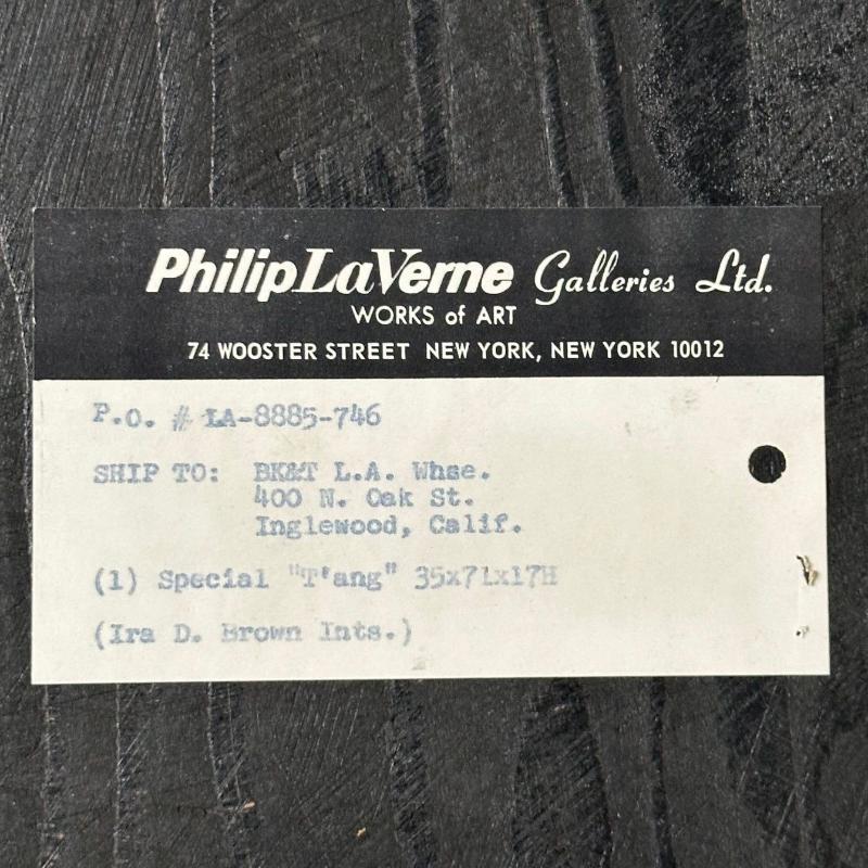 Philip and Kelvin LaVerne, Mid-Century, T'ang Marriage Coffee Table, Bronze