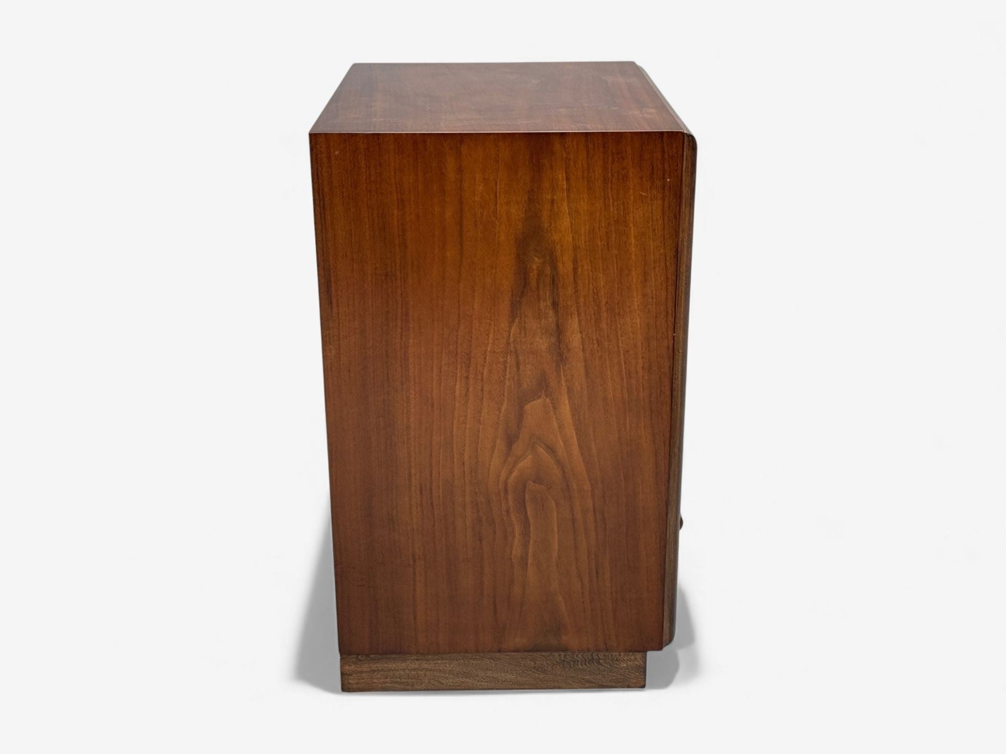 T.H. Robsjohn-Gibbings, American Modern, Walnut, Open Nightstands, USA, 1960s
