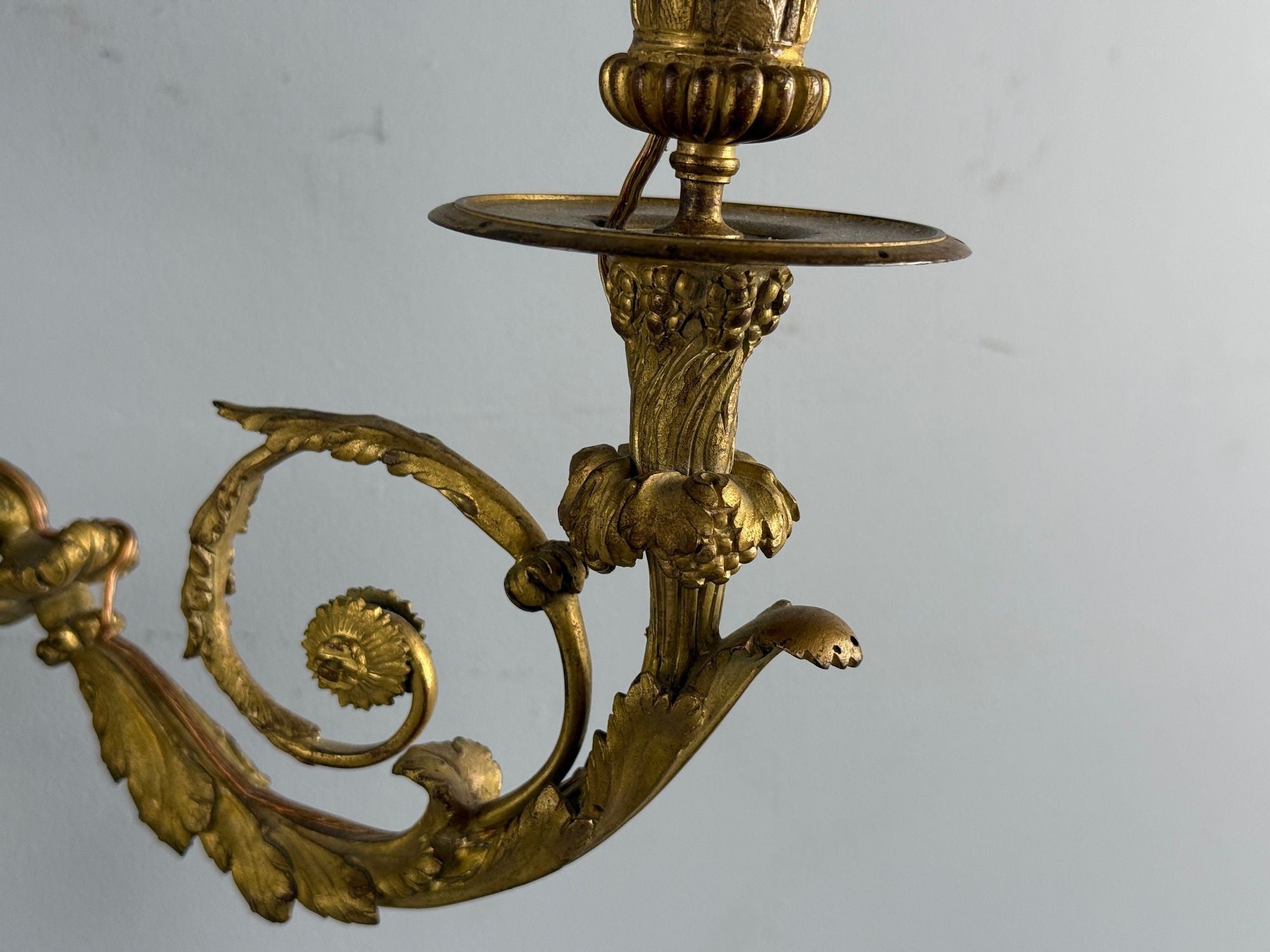 Henry Dasson Attr., Louis XVI, Wall Sconces, Bronze, France, 1860s