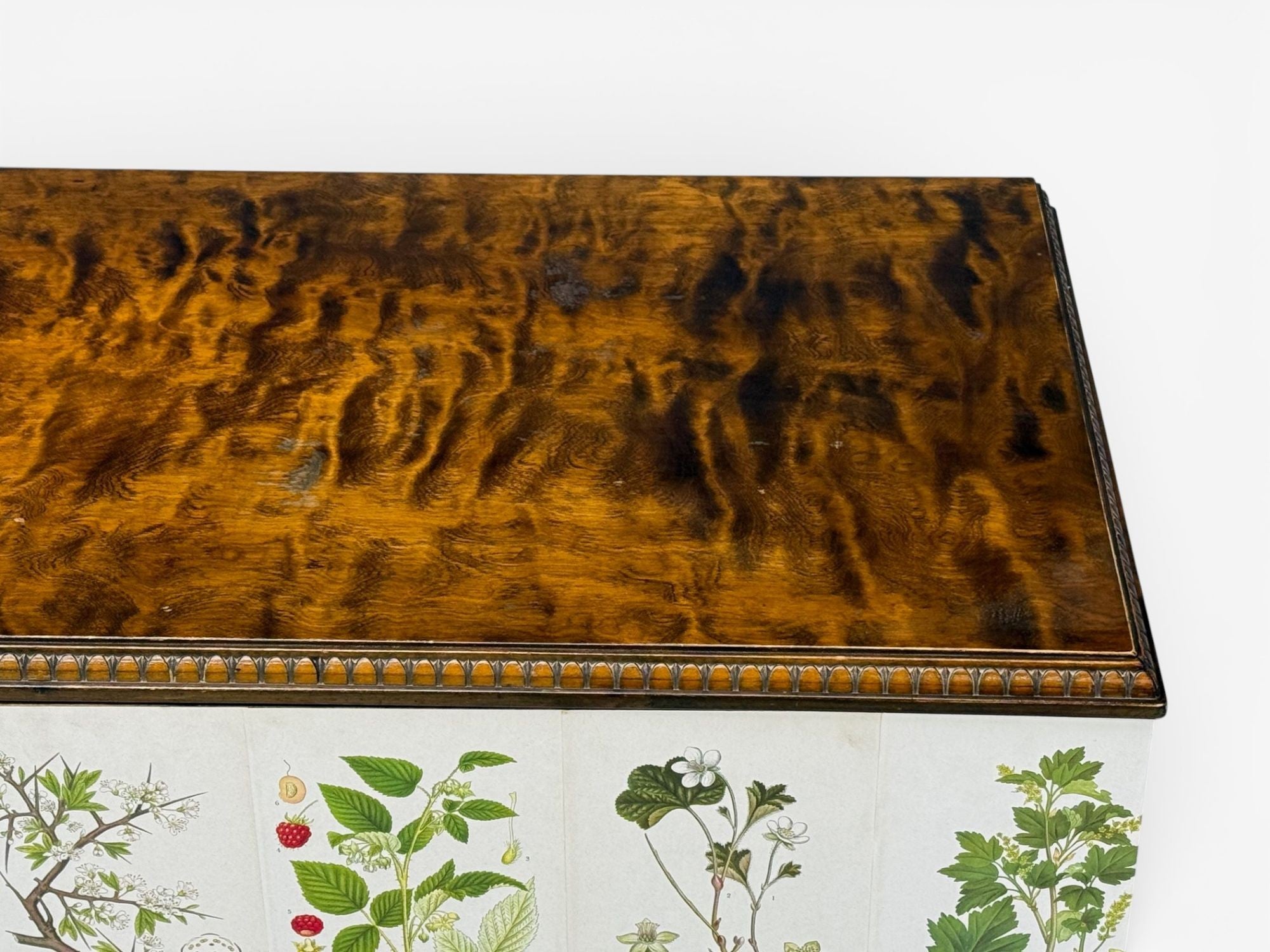 Swedish Modern, Nordens Flora Credenza, Wallpaper, Birch, Sweden, 1940s