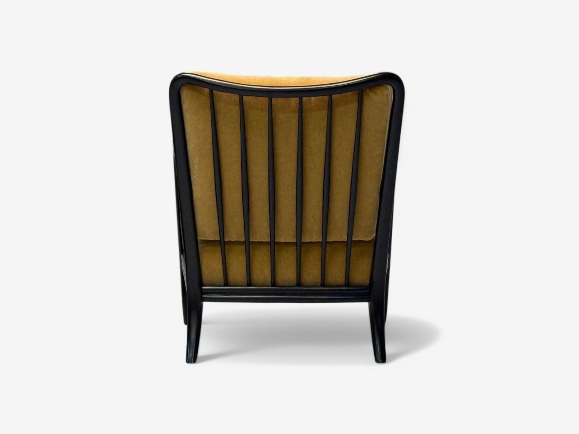 Paolo Buffa attr, Italian Mid-Century Modern, Camel Mohair, Lounge Chairs, 1940s