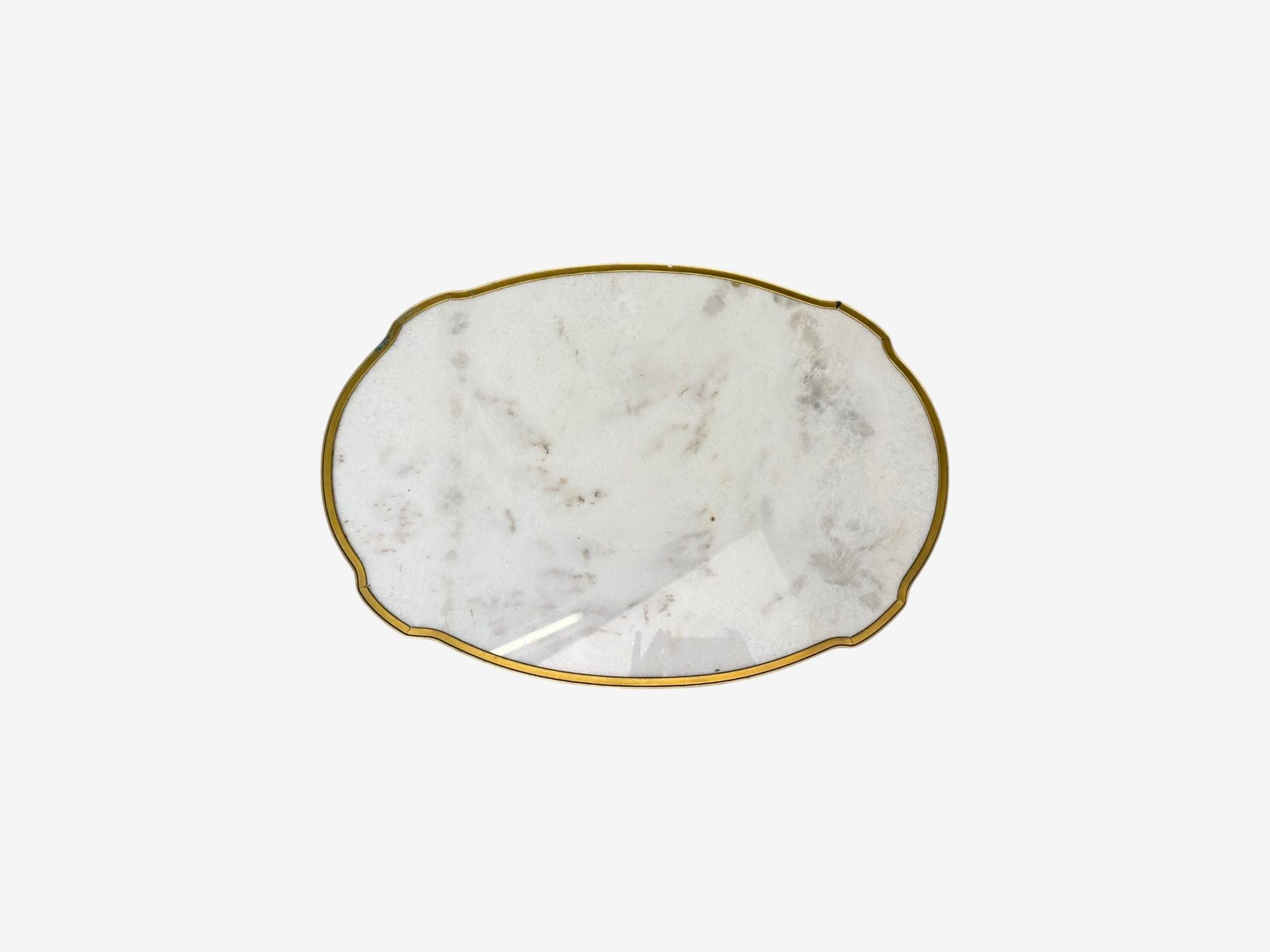 Louis XVI Style, Mahogany, Dore Bronze, Marble, Side Tables, Europe, 1970s