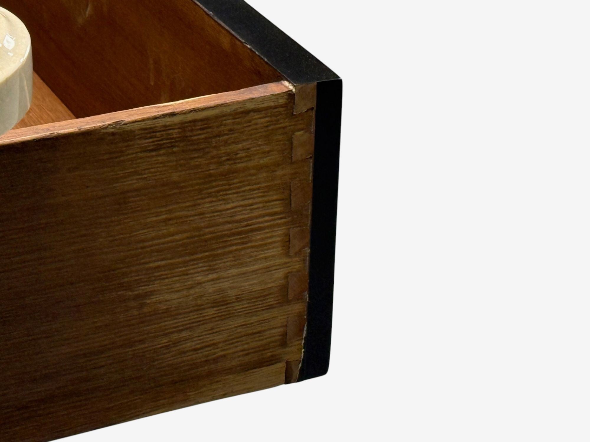 Maison Jansen attr, Hollywood Regency, Satin Black Mahogany, Large Console Table