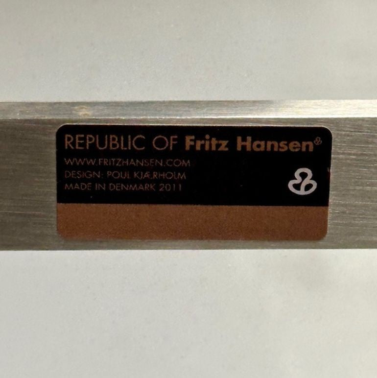 Poul Kjaerholm, Fritz Hansen, Marble, Maple, Steel, PK-54 Dining Table, 2011