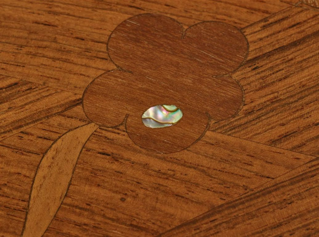 Jules Leleu, French Art Deco, Rosewood, Abalone, Rare Dining Table, France, 1930s