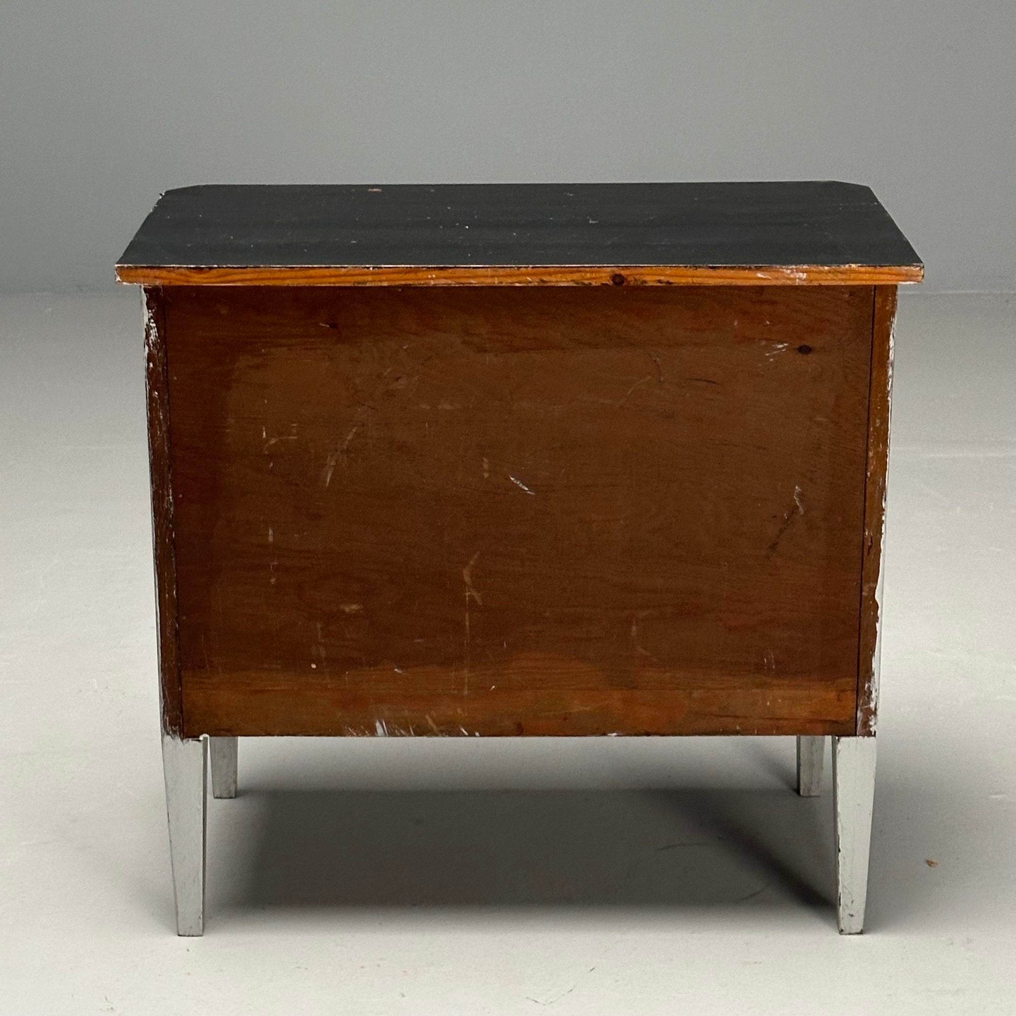 Gustavian, Swedish Commode, Gray Paint Distressed, Sweden, 1950s