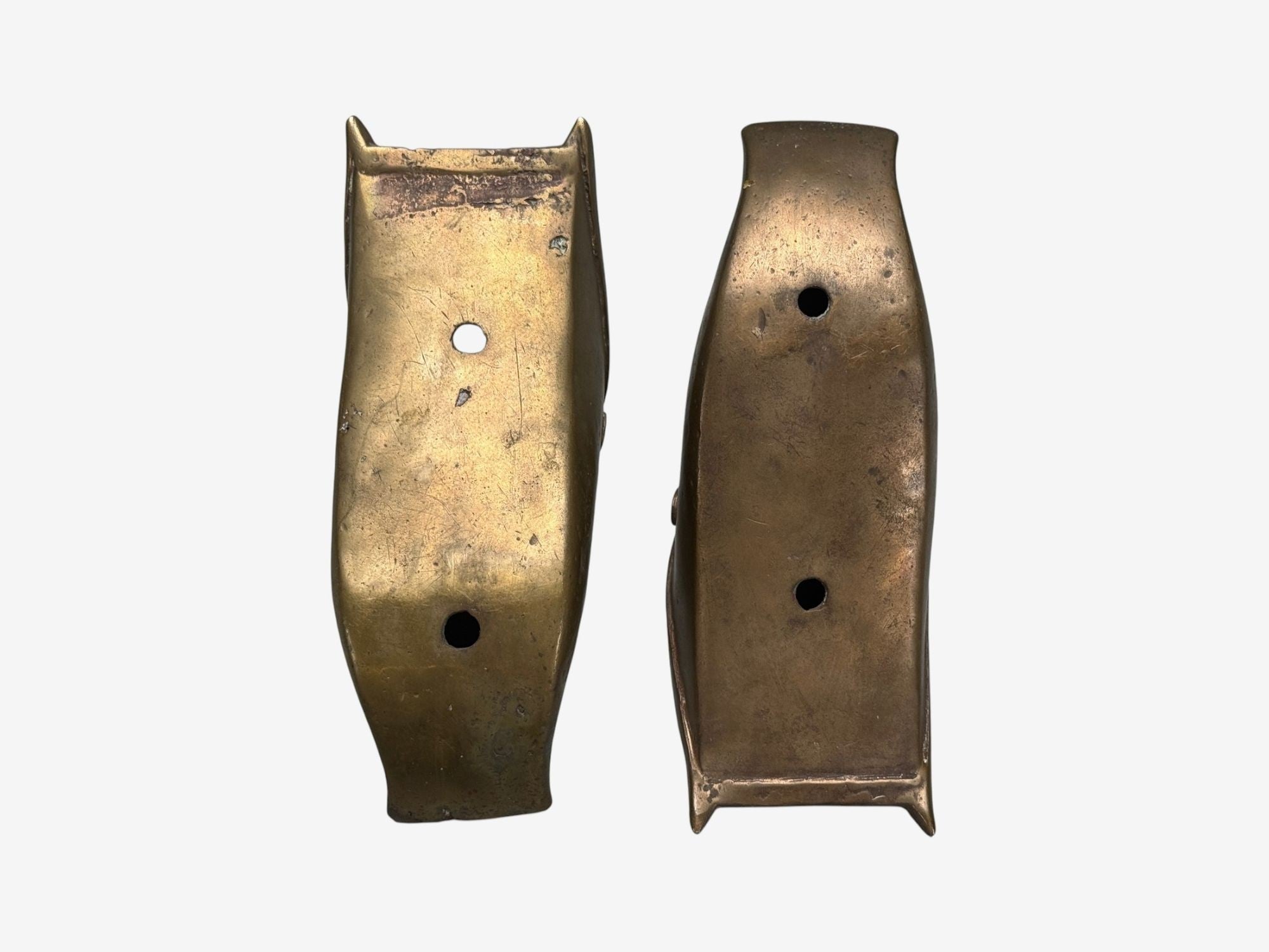 Edo Period, Bronze Japanese Samurai Stirrups, Japan, 18th c.