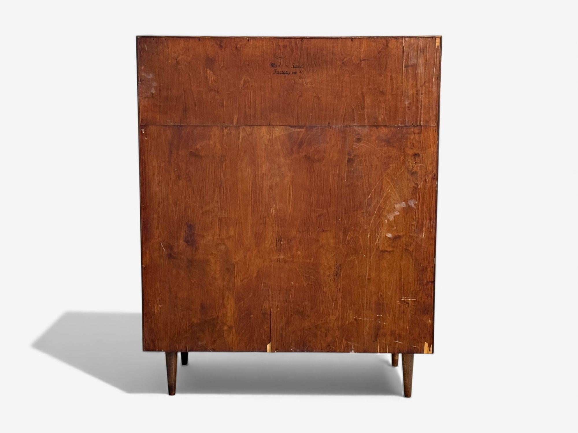 Edmund J Spence, Swedish Modern, Maple, Wave Highboy, Sweden, 1950s