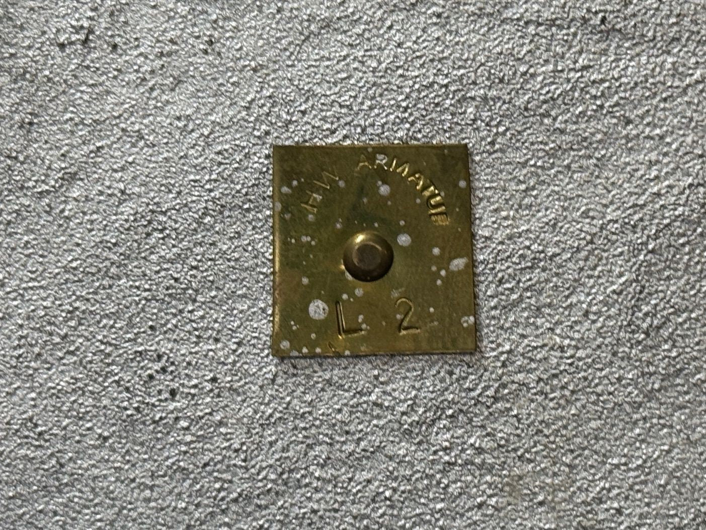 H.W. Armatur, Swedish Modern, Floor Lamp, Brass, Fabric, Sweden, 1940s