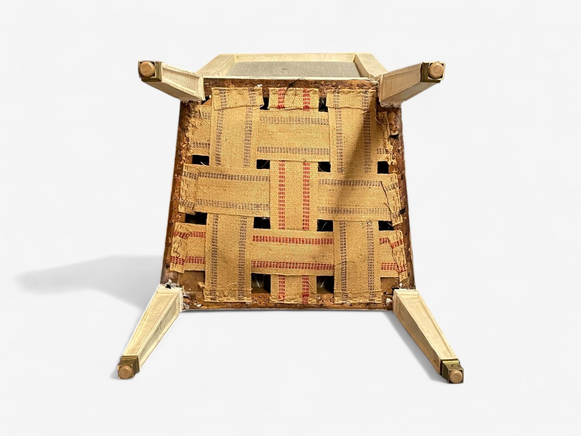 Jean-Michel Frank, Louis XVI Style, Six Dining Chairs, Parchment, France, 1930s