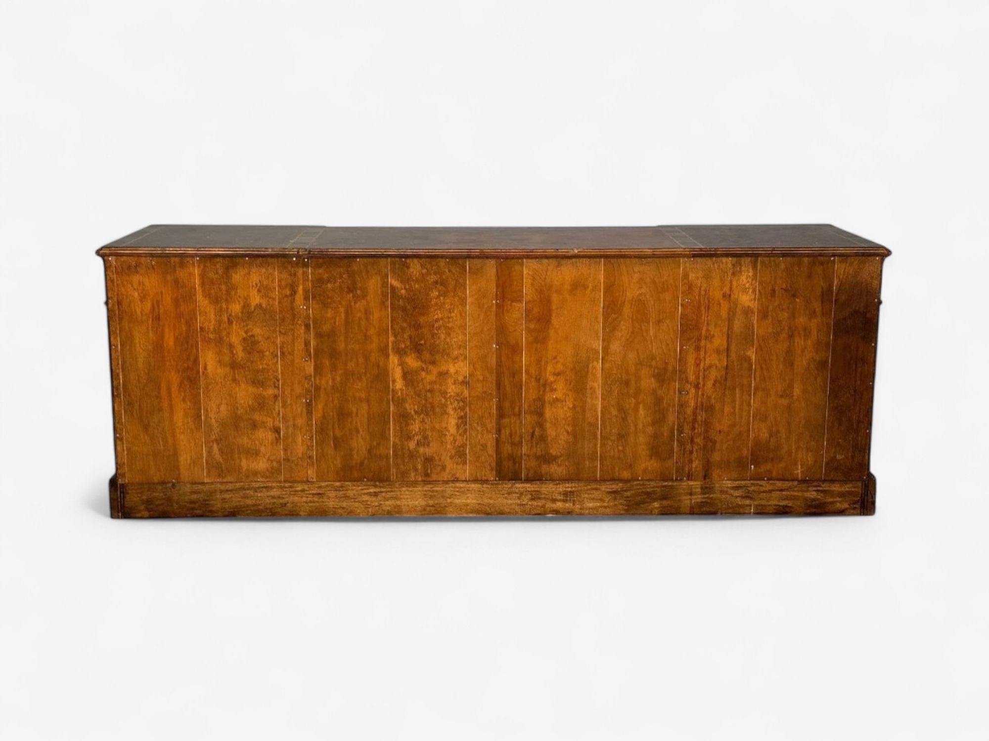 Georgian, Circassian Walnut, Burlwood, Brass, Sideboard, USA, 1980s