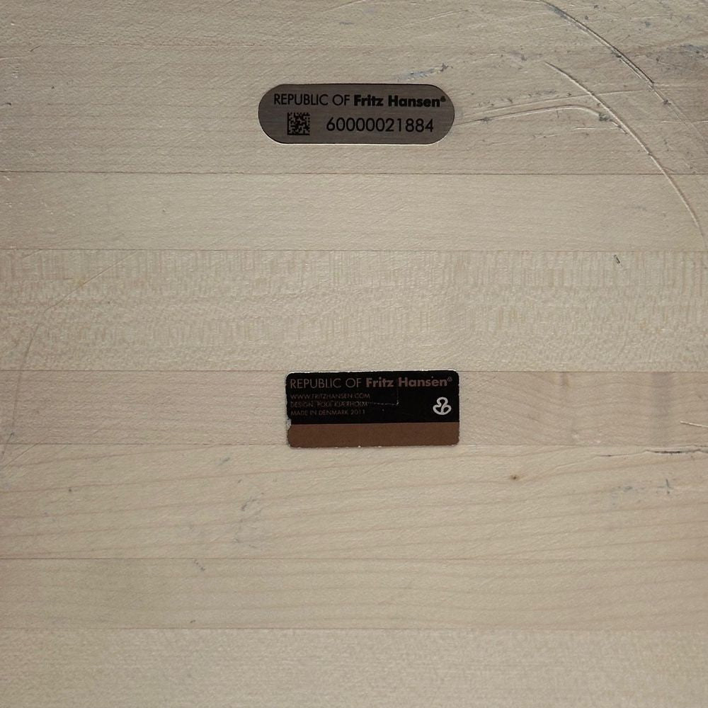 Poul Kjaerholm, Fritz Hansen, Marble, Maple, Steel, PK-54 Dining Table, 2011