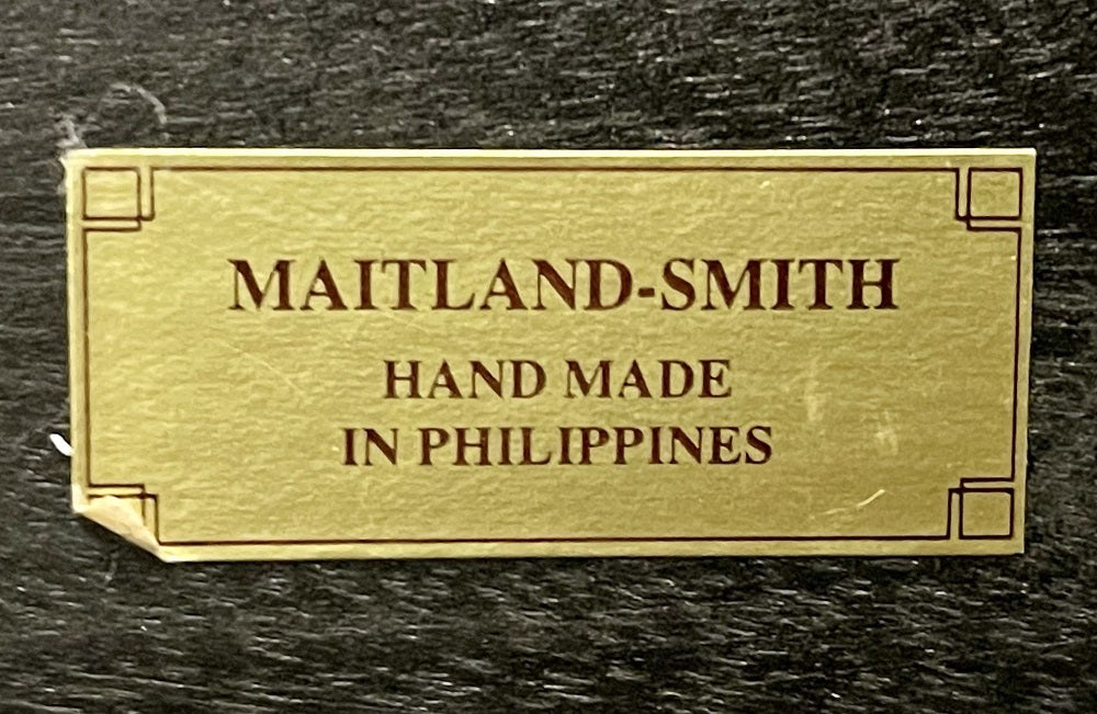 Maitland Smith Jewelry Box, Casket Box, Inlaid, Banded. Keepsake Box.
