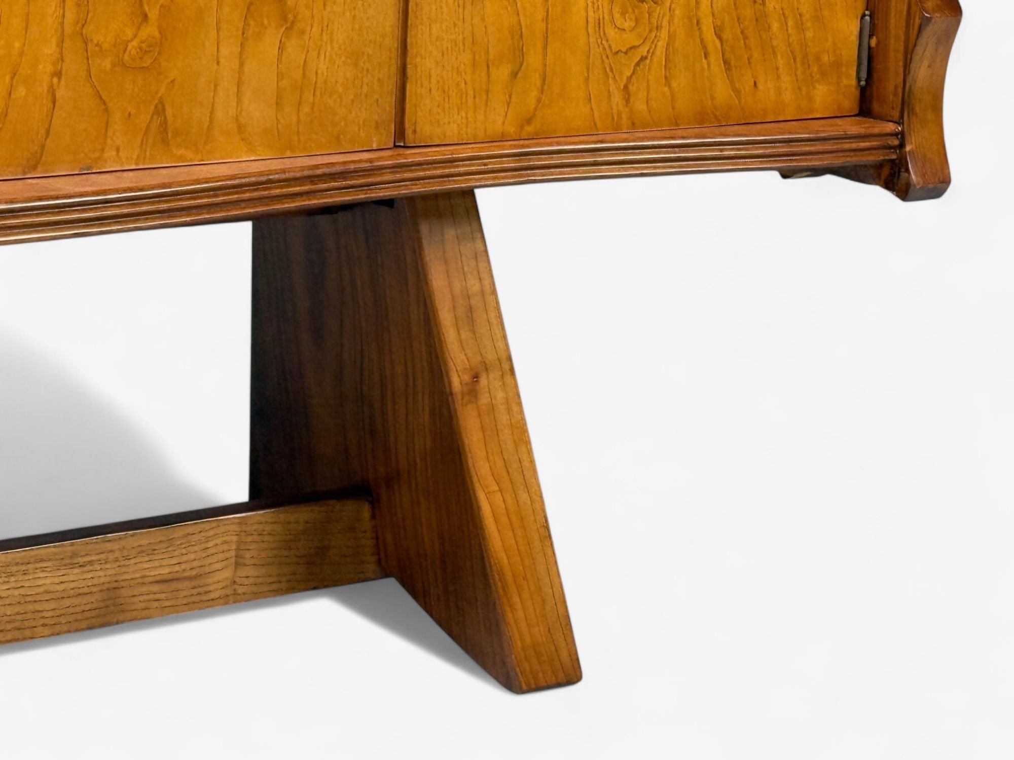 Paolo Buffa, Italian Modern, Cherrywood, Brass, Sideboard, Italy, 1950s