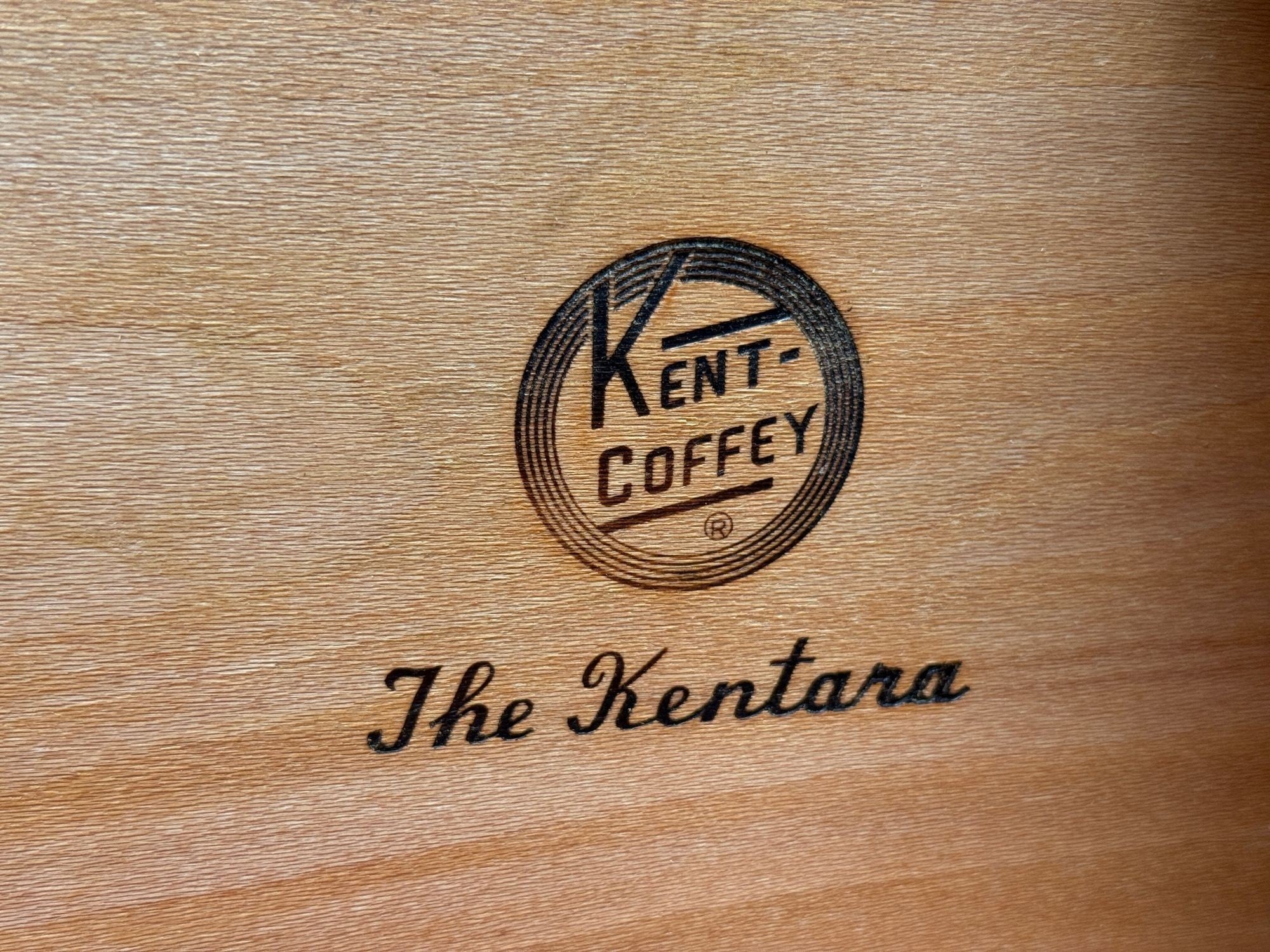 Kent Coffey, American Modern, Walnut, Brass, Dresser, USA, 1960s