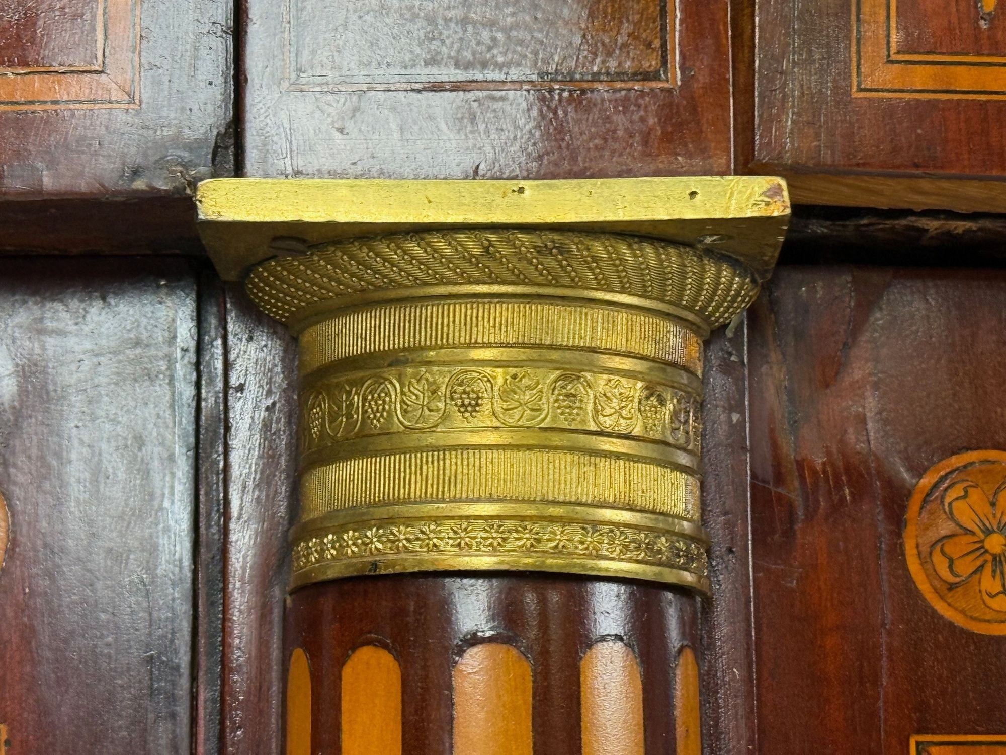 Italian Neoclassical, Marquetry, Satinwood, Demilune Chests, Italy, 19th c.