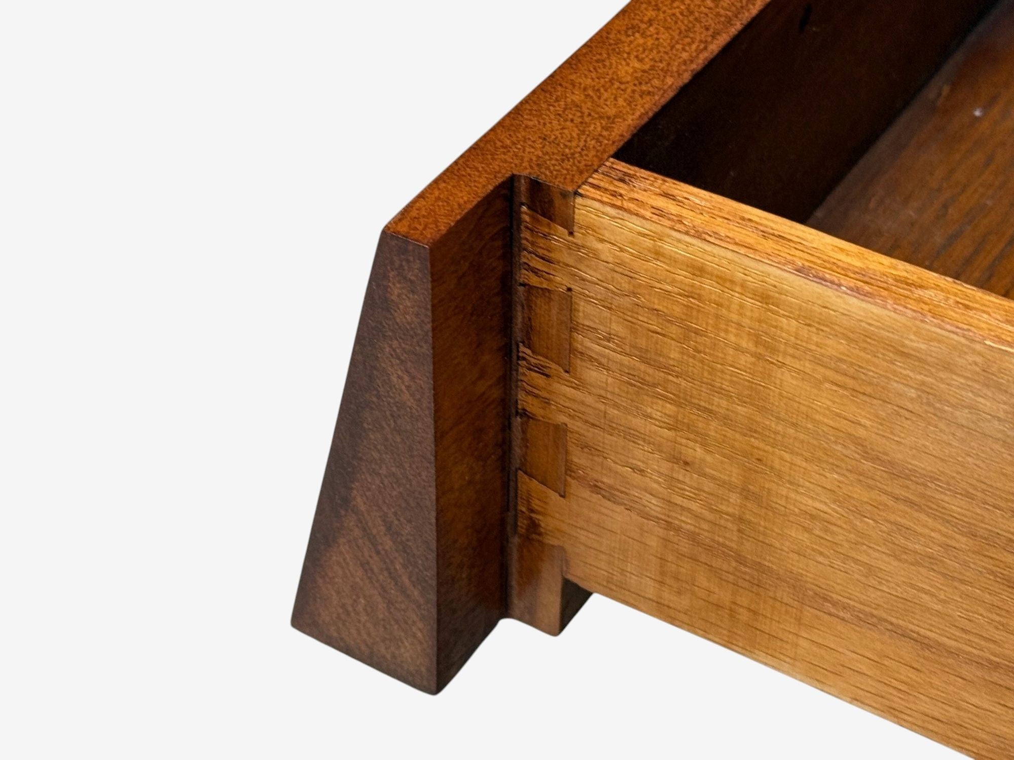 T.H. Robsjohn-Gibbings, American Modern, Mahogany, End Tables, USA, 1950s