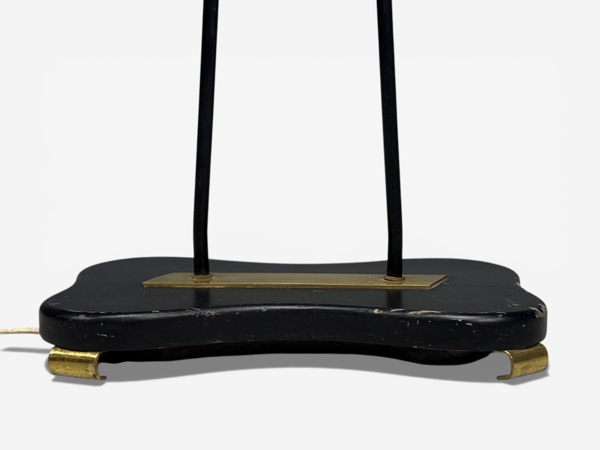 Eskilstuna Elektrofabrik, Floor Lamp, Laqcuered Metal, Brass, Sweden, 1960s