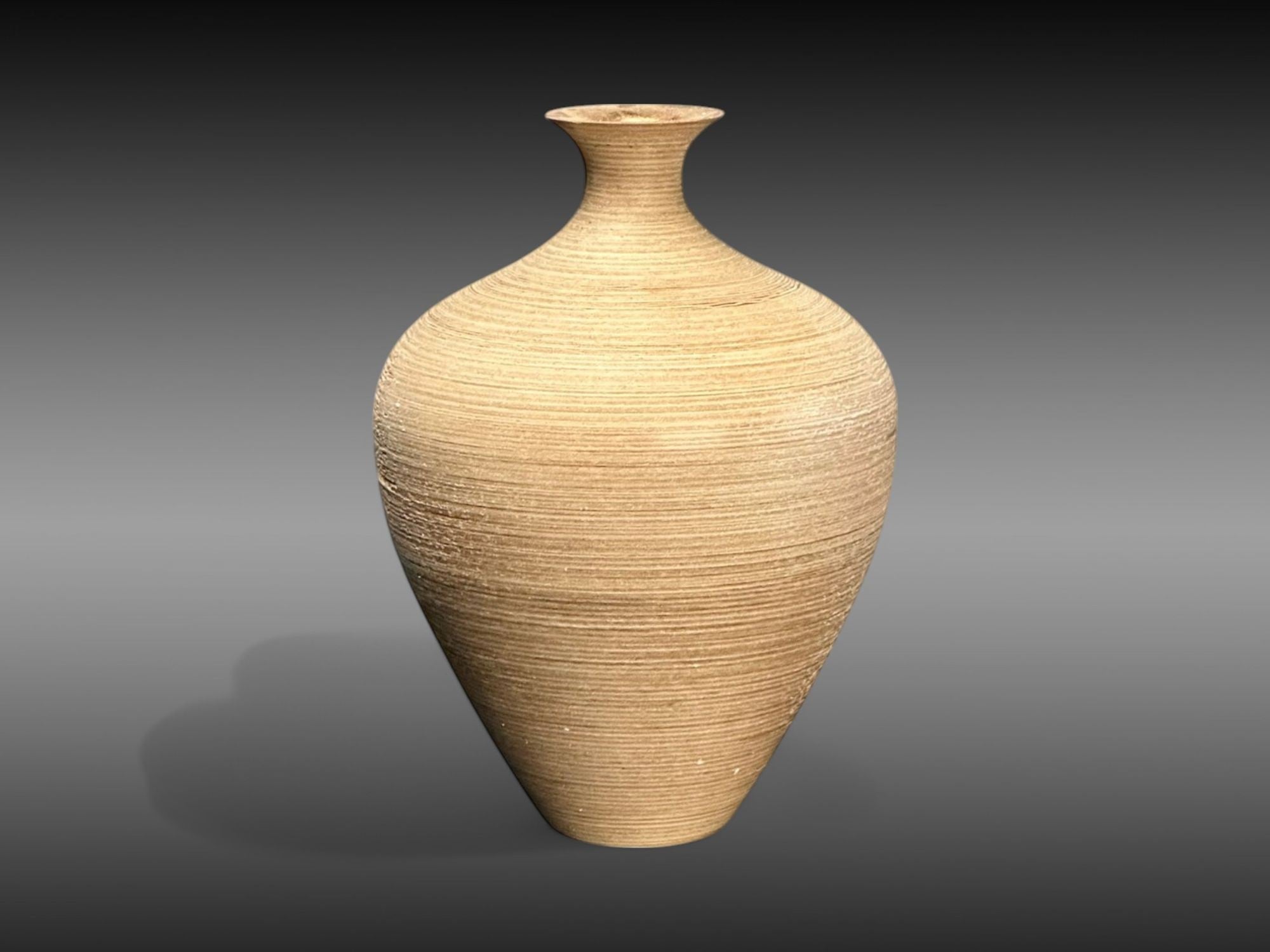 Marc Fish, Contemporary, Ash, Rose Gold Leaf, Three Triptych Vessels, UK, 21st c