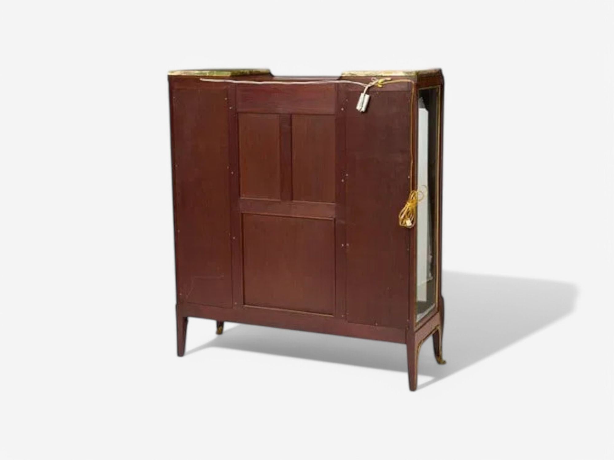 Haentges Frères, Louis XVI, Marquetry, Bronze, Vitrine Cabinets, Paris, 19th C.