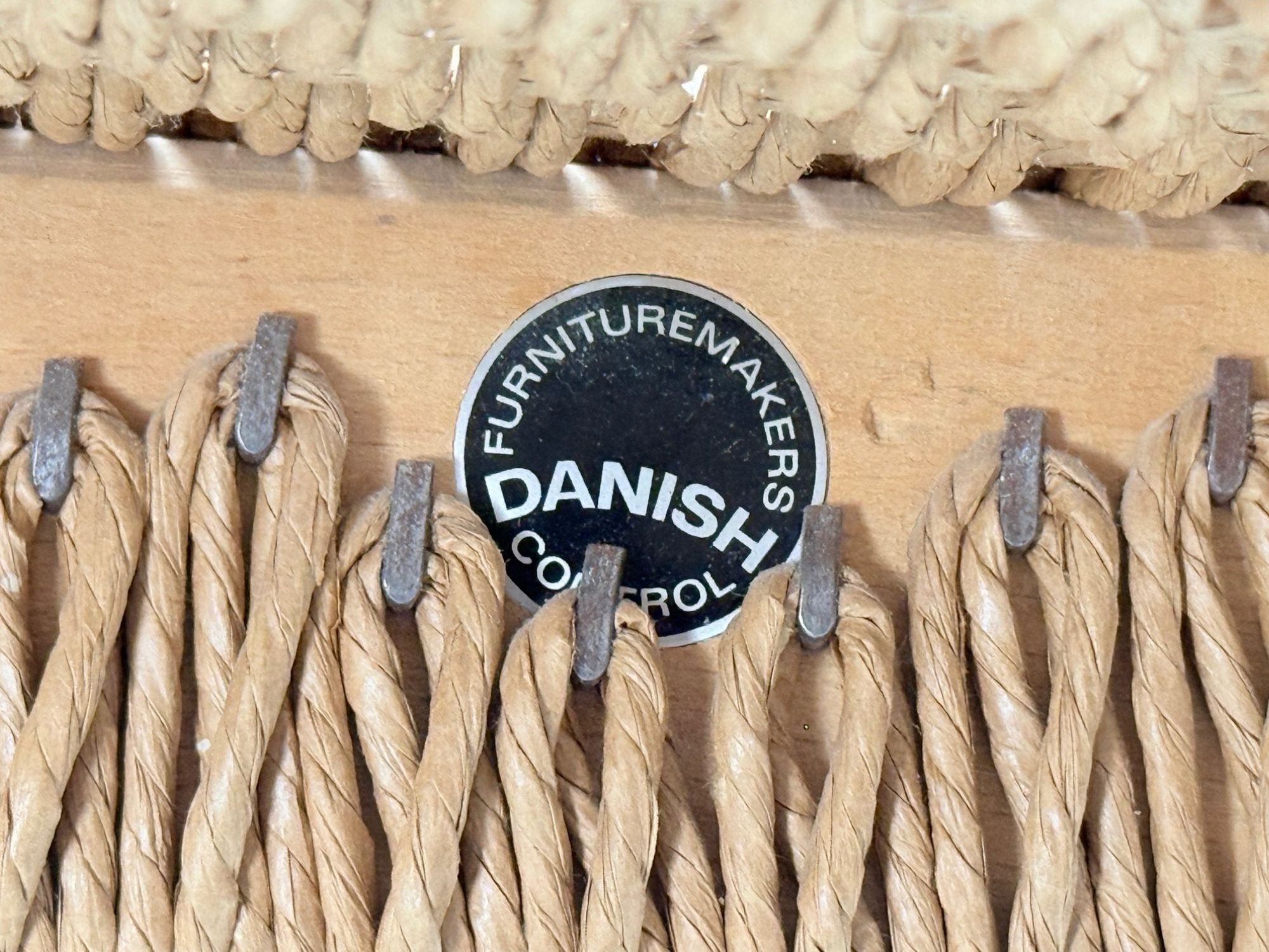 Neils O. Möller, Danish Papercord, Teak, Dining Chairs, Denmark, 1950s