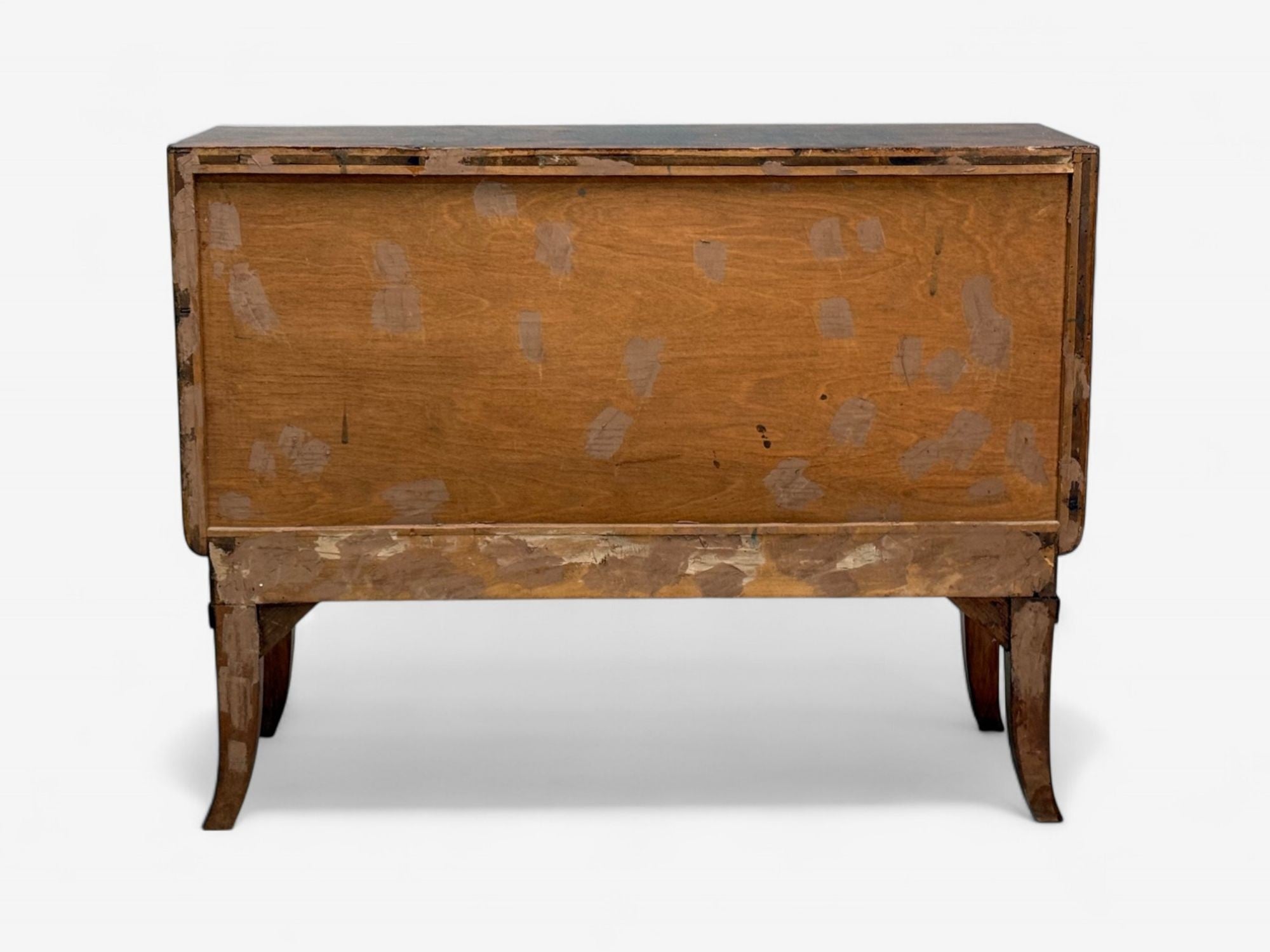 Emilio Lancia attr., Italian Modern, Walnut Root, Brass, Commode, Italy, 1930s