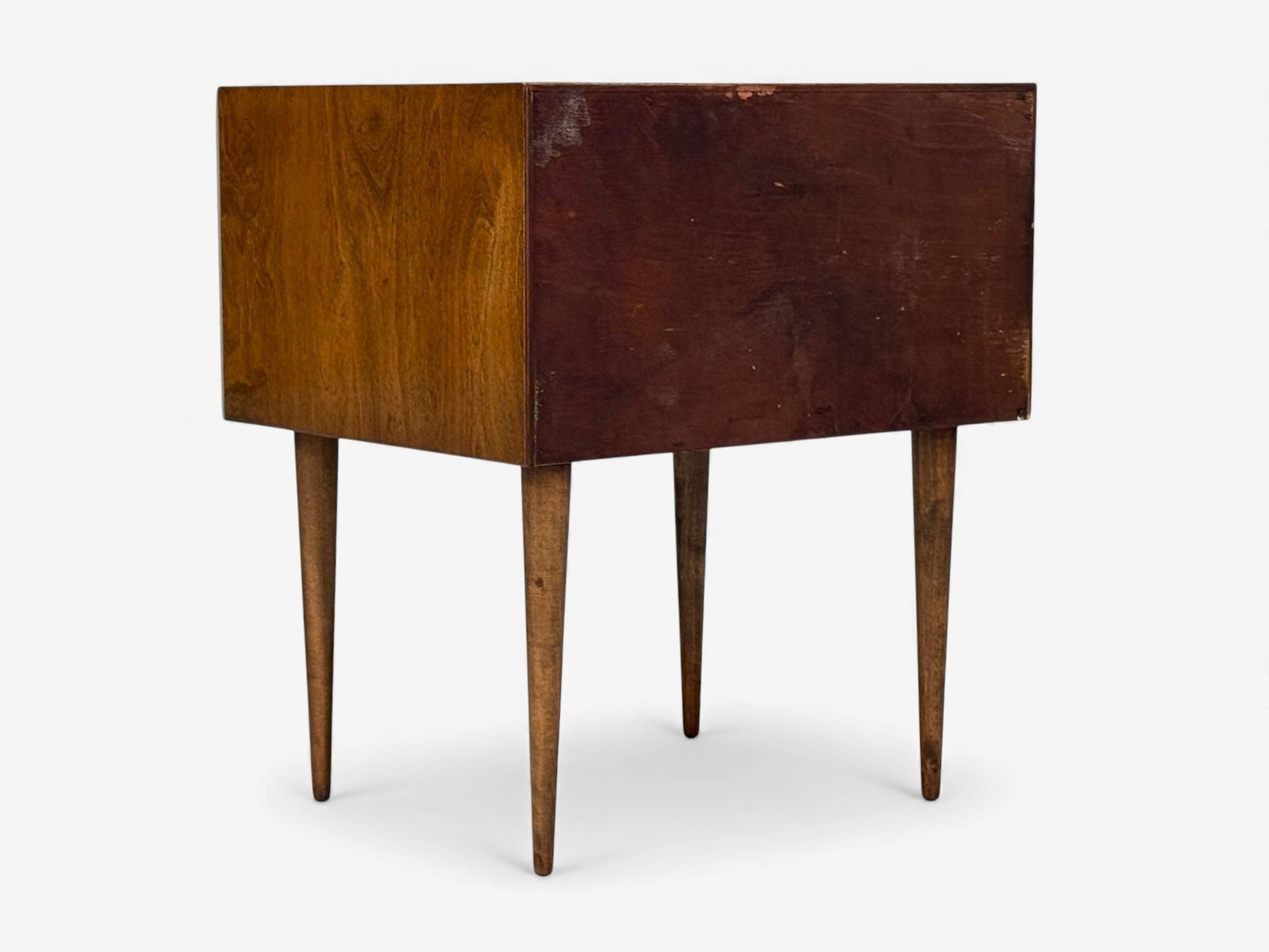 Edmond J Spence, Swedish Modern, Maple, Rare Wave Nightstands, 1950s