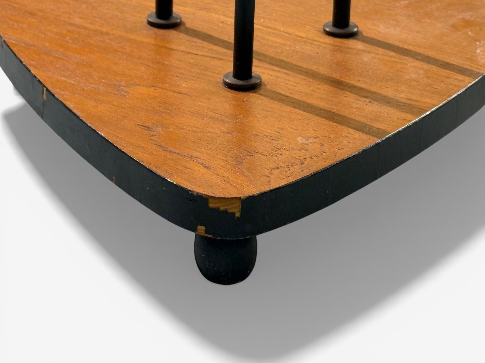 Swedish Modern, Adjustable Floor Lamp, Teak, Lacquered Metal, Sweden, 1960s