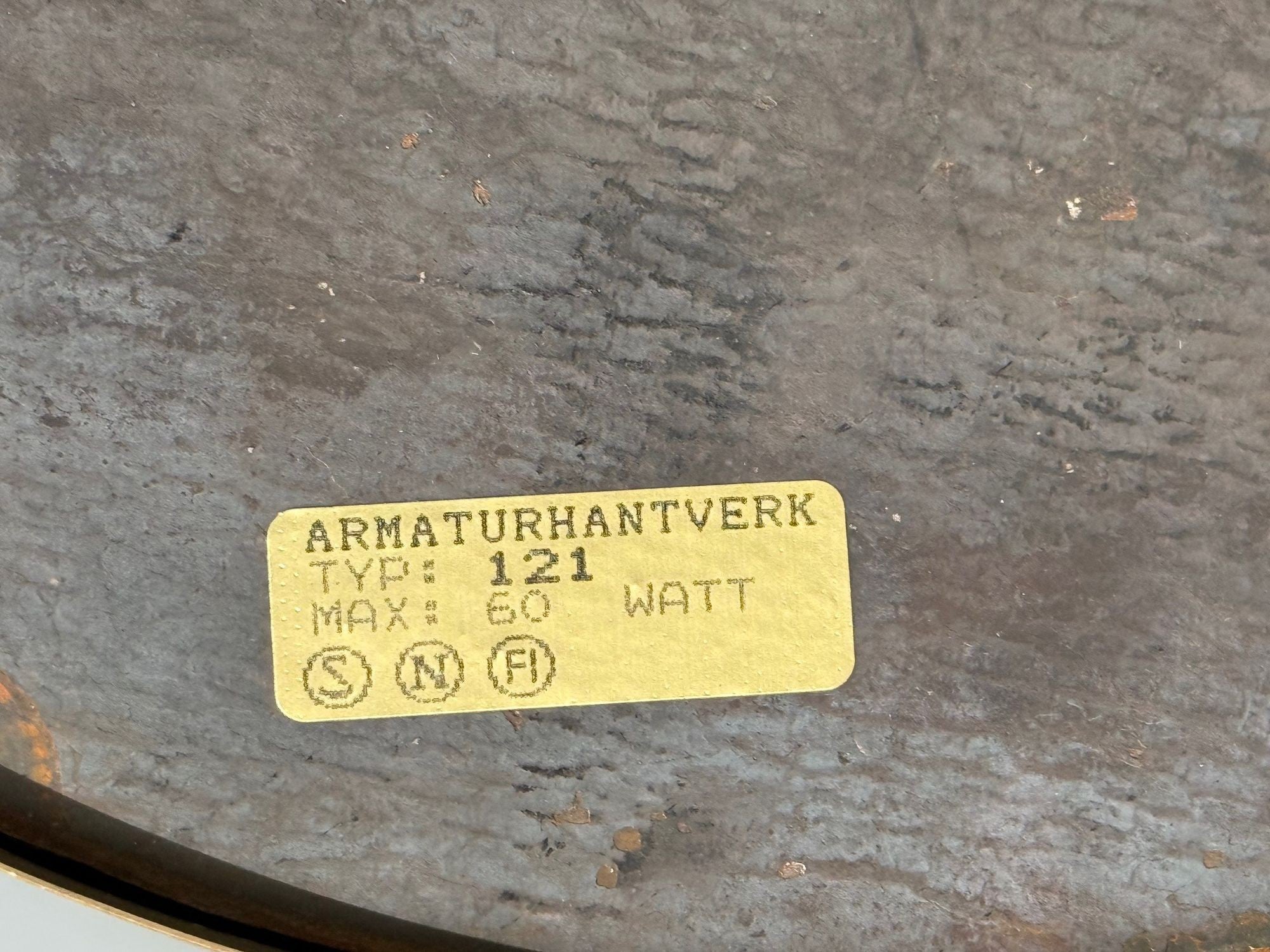 Armaturhantverk Göteborg, Articulating Floor Lamp, Brass, Fabric, Sweden, 1960s