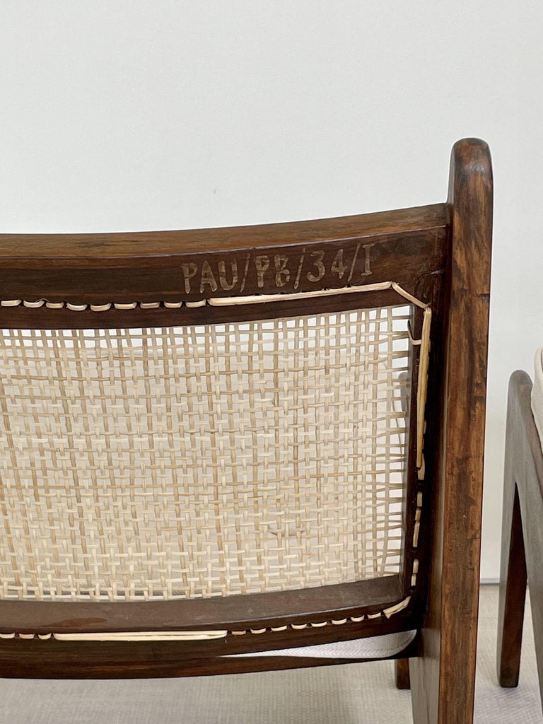 Authentic Pierre Jeanneret Kangaroo Chairs, Lounge / Slipper, Mid-Century