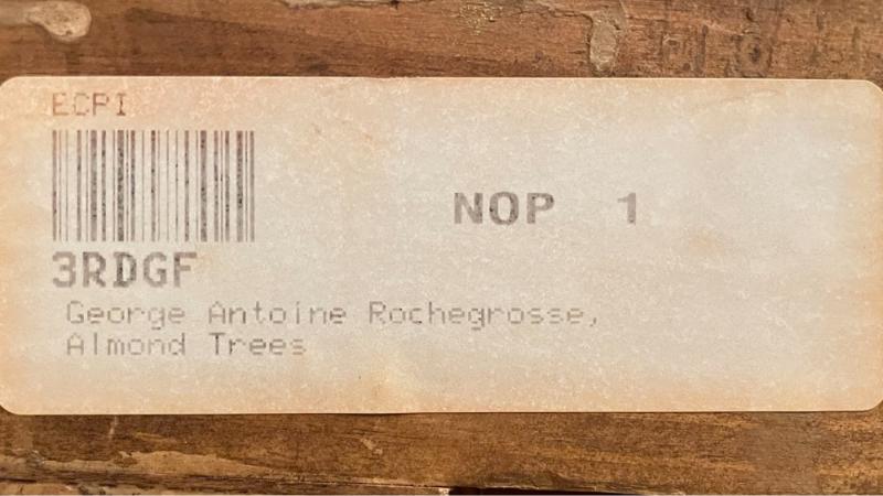 Georges Antoine Rochegrosse, Oil on Canvas, Almond Trees, Sotheby's Provenance